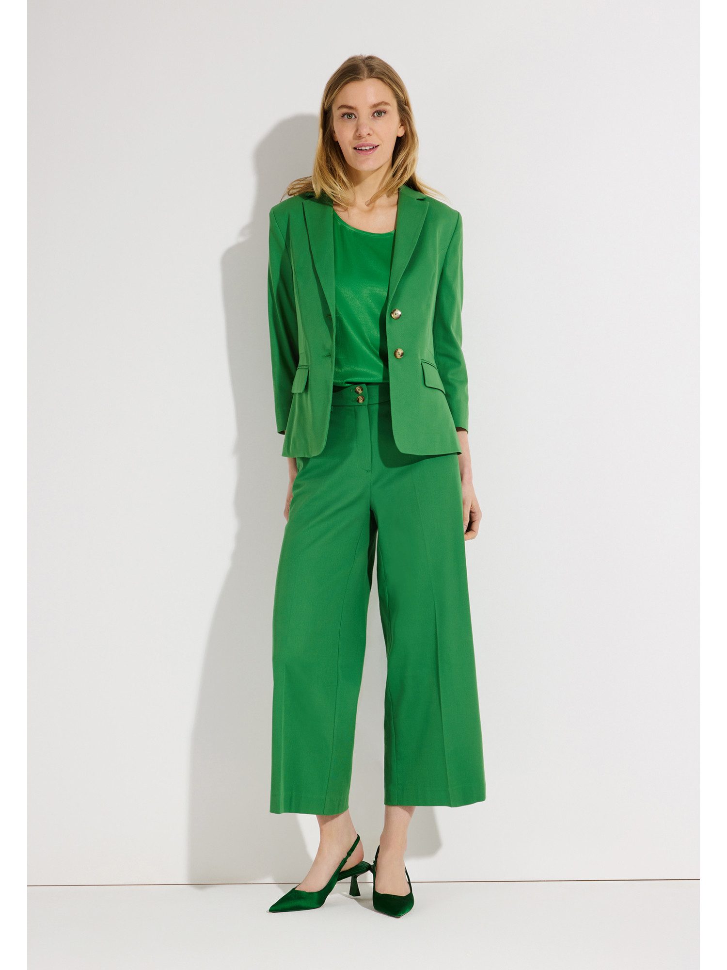 MORE&MORE Jackenblazer taillierter, schmaler 3/4 Arm Blazer günstig online kaufen