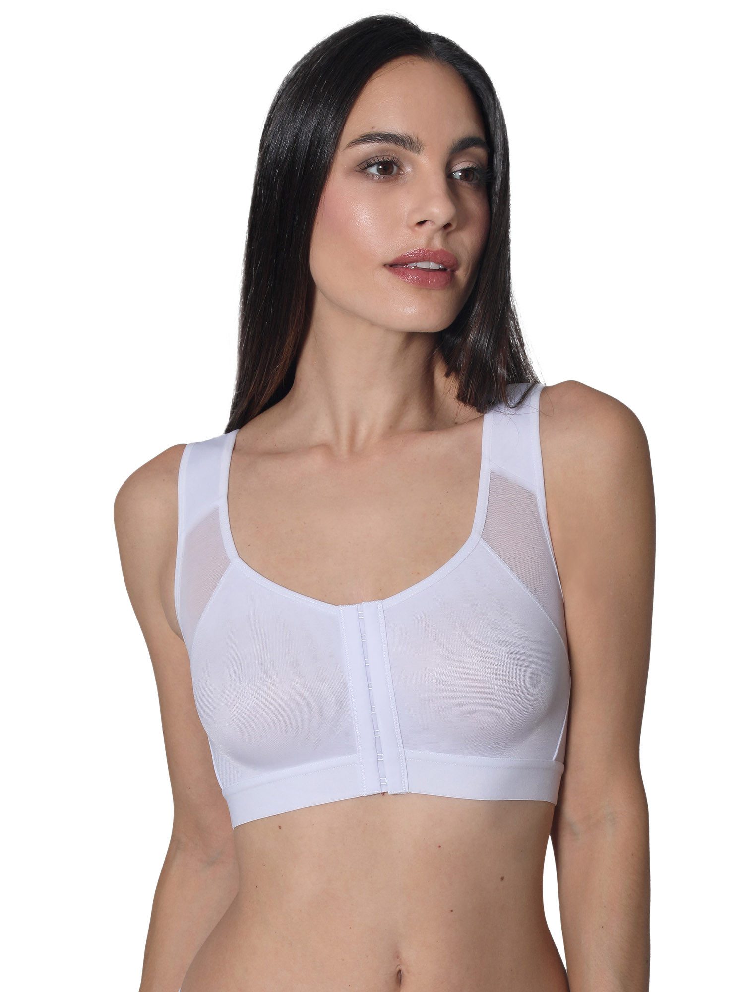 Sassa Büstenhebe 2er Pack Soft-BH Vorderverschluss Basic (Packung, 2-tlg)