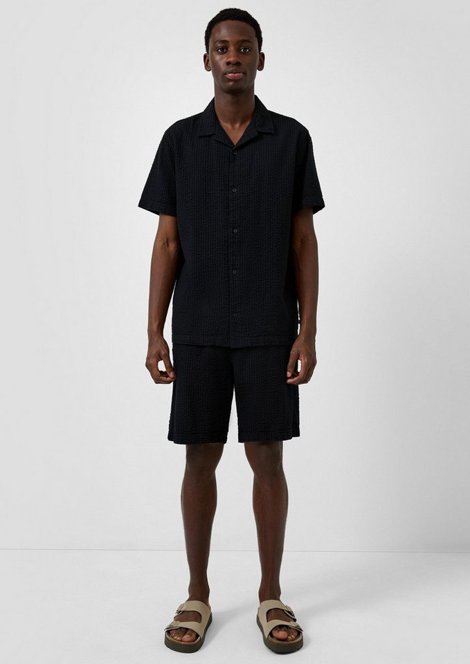 QS Shorts Bermuda Jogger Short Seersucker