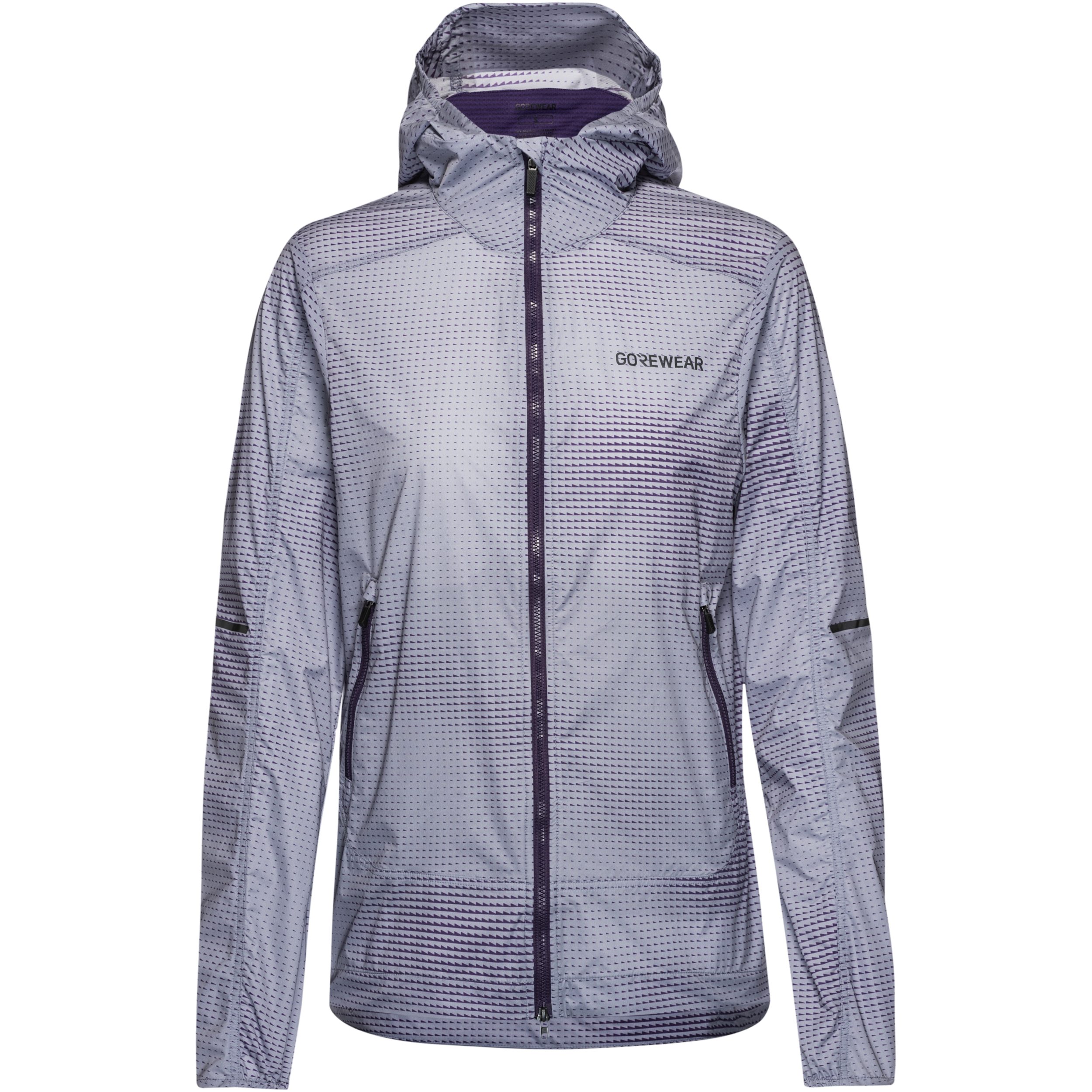 GORE® Wear Laufjacke GOREWEAR FERNFLOW Haze Windbreaker mit Kapuze Damen ARROW_AMETHYST GRE