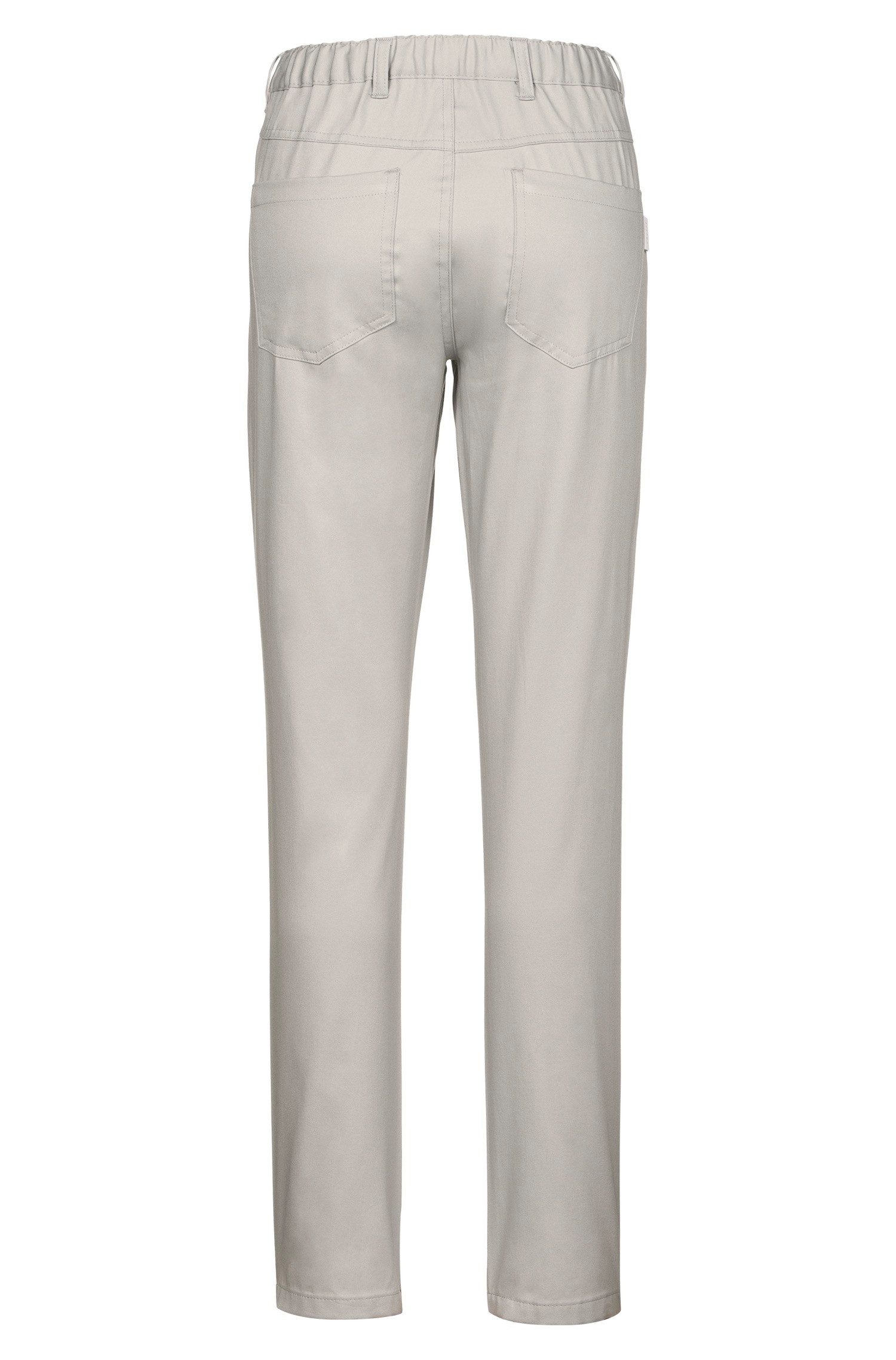 GREIFF 5-Pocket-Hose Greiff GASTRO MODA Damen-Hose 5-Pocket-Style Regular Hellgrau