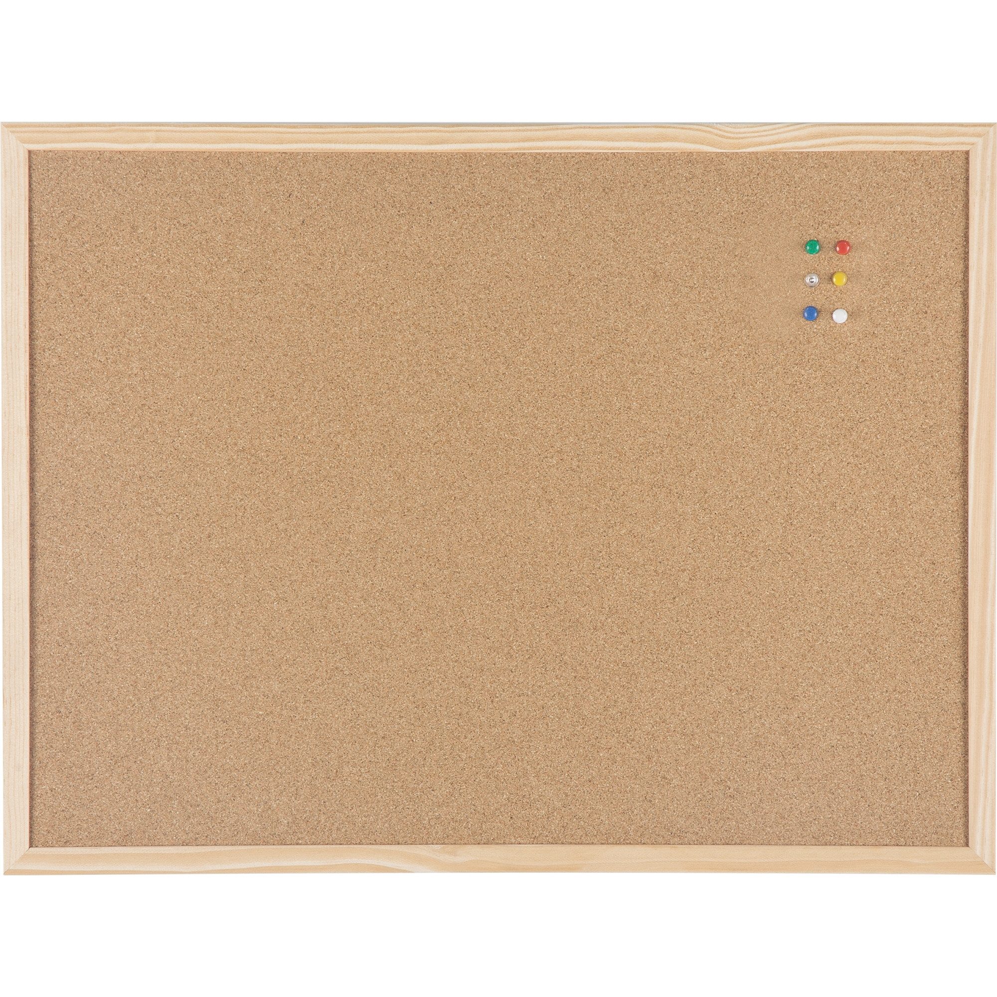 Pinnwand Korktafel MC040012010 beidseitig Holzrahmen 60x45cm