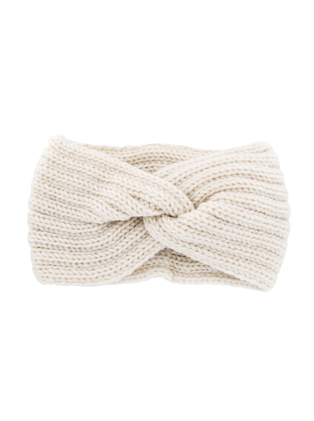 axy Haarband Damen Strick Stirnband mit Twist Knoten, Strick Winter Stirnband Hairband