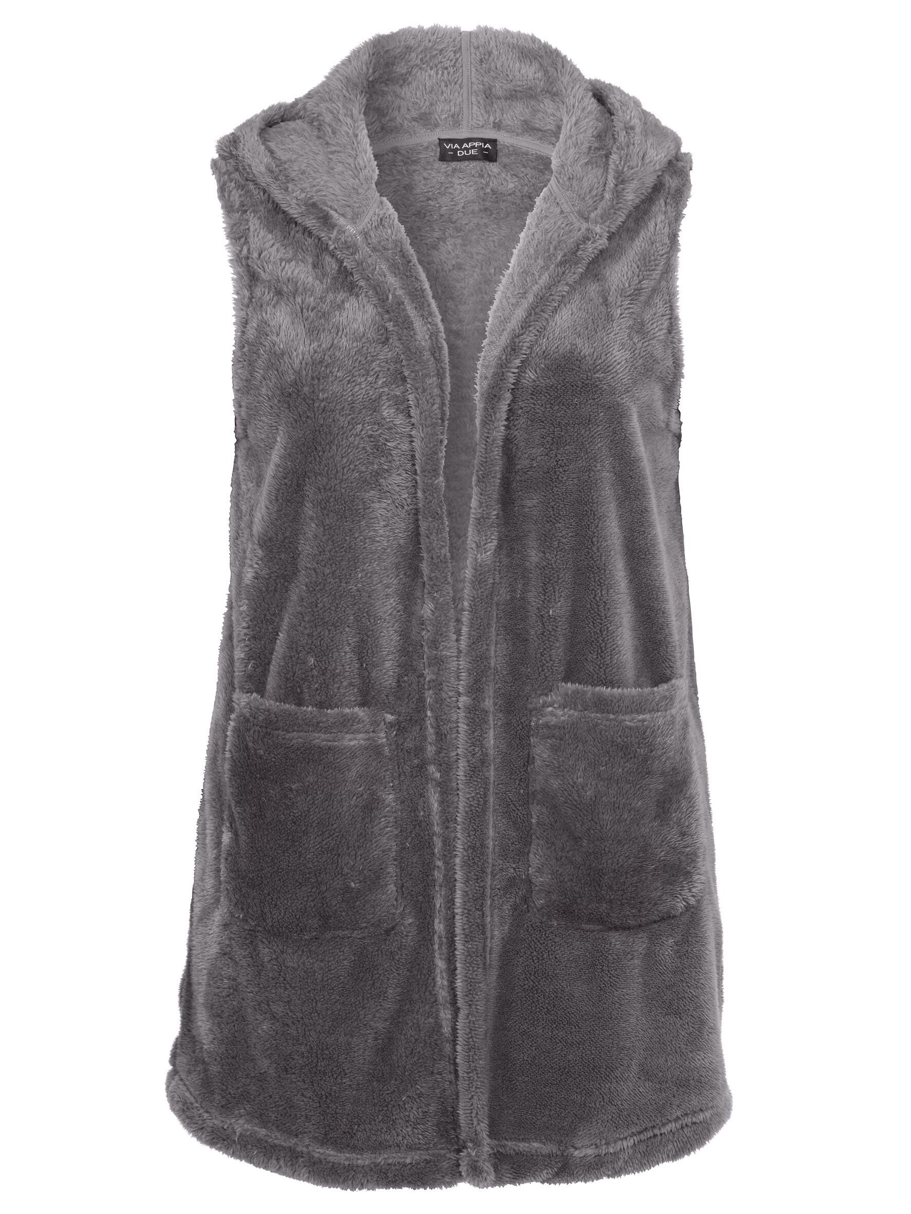 Shirtweste Jugendliche Longweste in unifarbenem Design