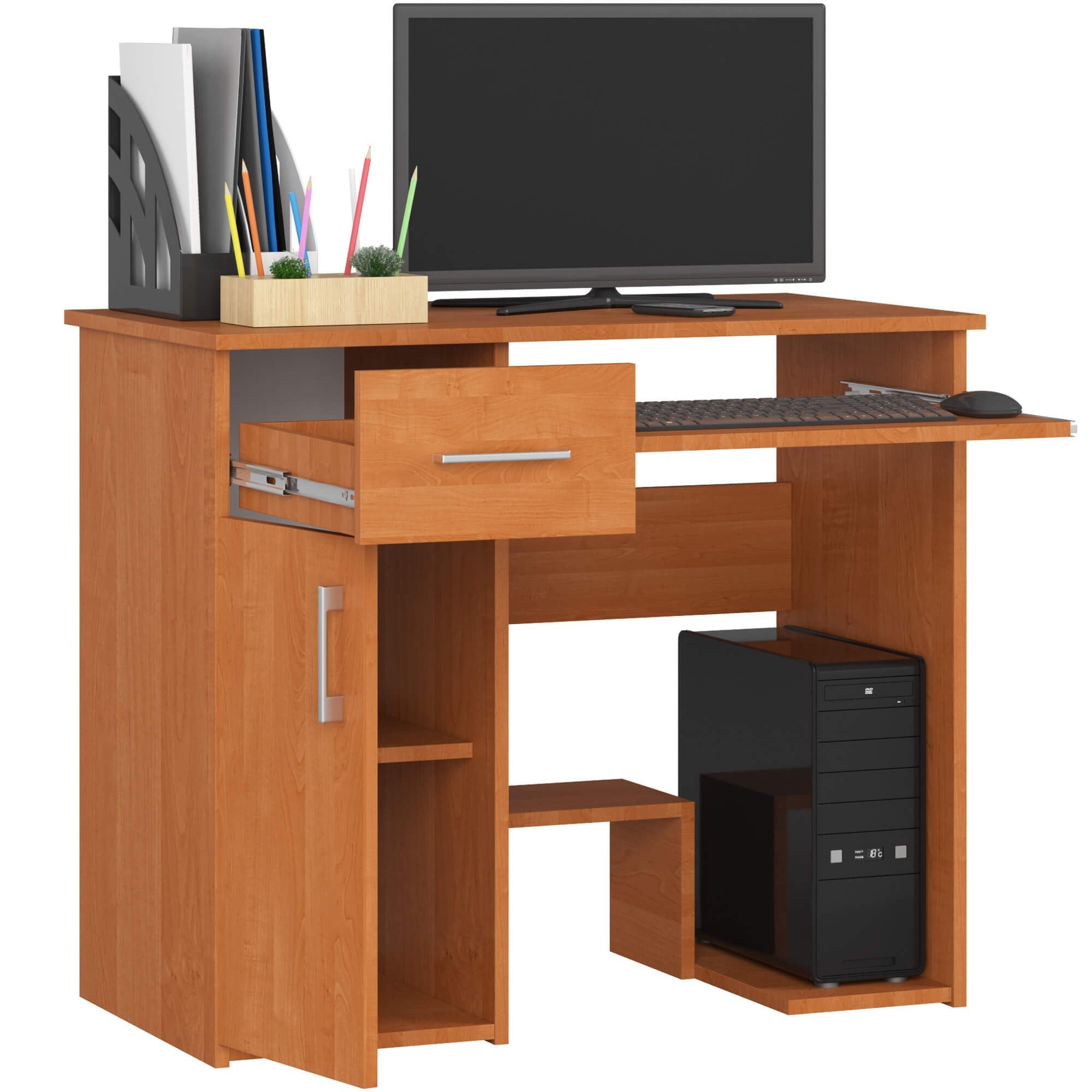 Raumhirsch Furniture Schreibtisch 90 cm Breite - Computertisch - Optimale Arbeitsfläche - Büro (Für Kinderzimmer - Büro - Heimbüro), (viele Farbvarianten - Maße: 90 x 74 x 50 cm) - Hochwertig & stabil