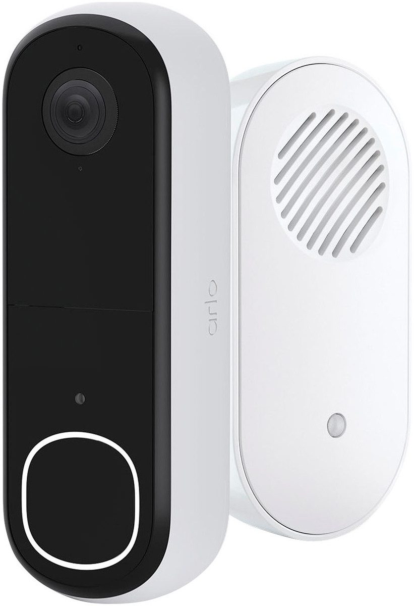 ARLO Smart Home Kamera ESSENTIAL 2 Video Doorbell 2K With Chime V2 (Innenbereich, Außenbereich)
