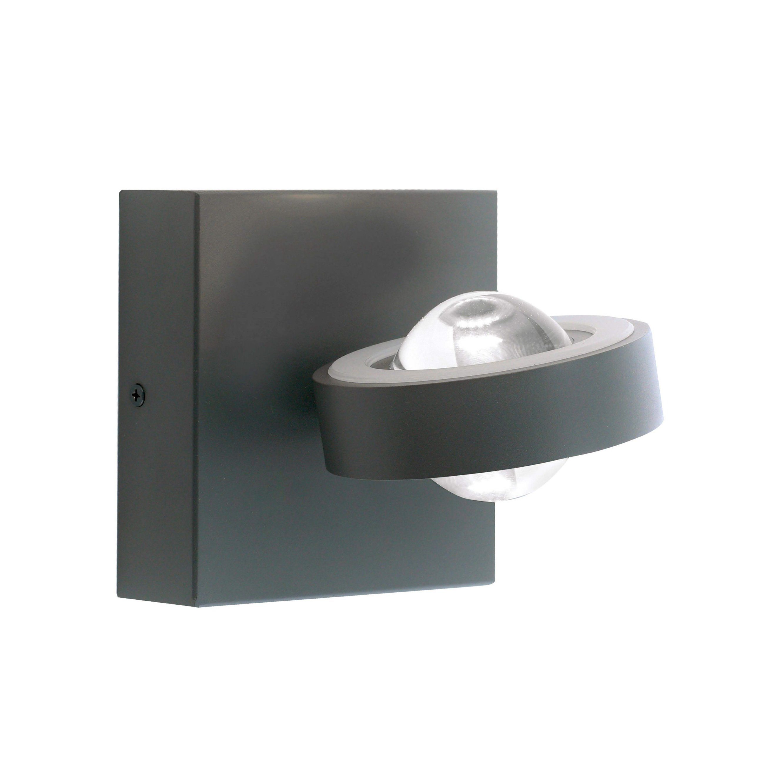 Paul Neuhaus Smarte LED-Leuchte LED Wandlampe Q - MIA Smart Home, Smart Home, CCT-Farbtemperaturregelung, RGB-Farbwechsel, mit Leuchtmittel, CCT und RGB, Up+Down Lichteffekt RBG Farbwechsel Fernbedienung