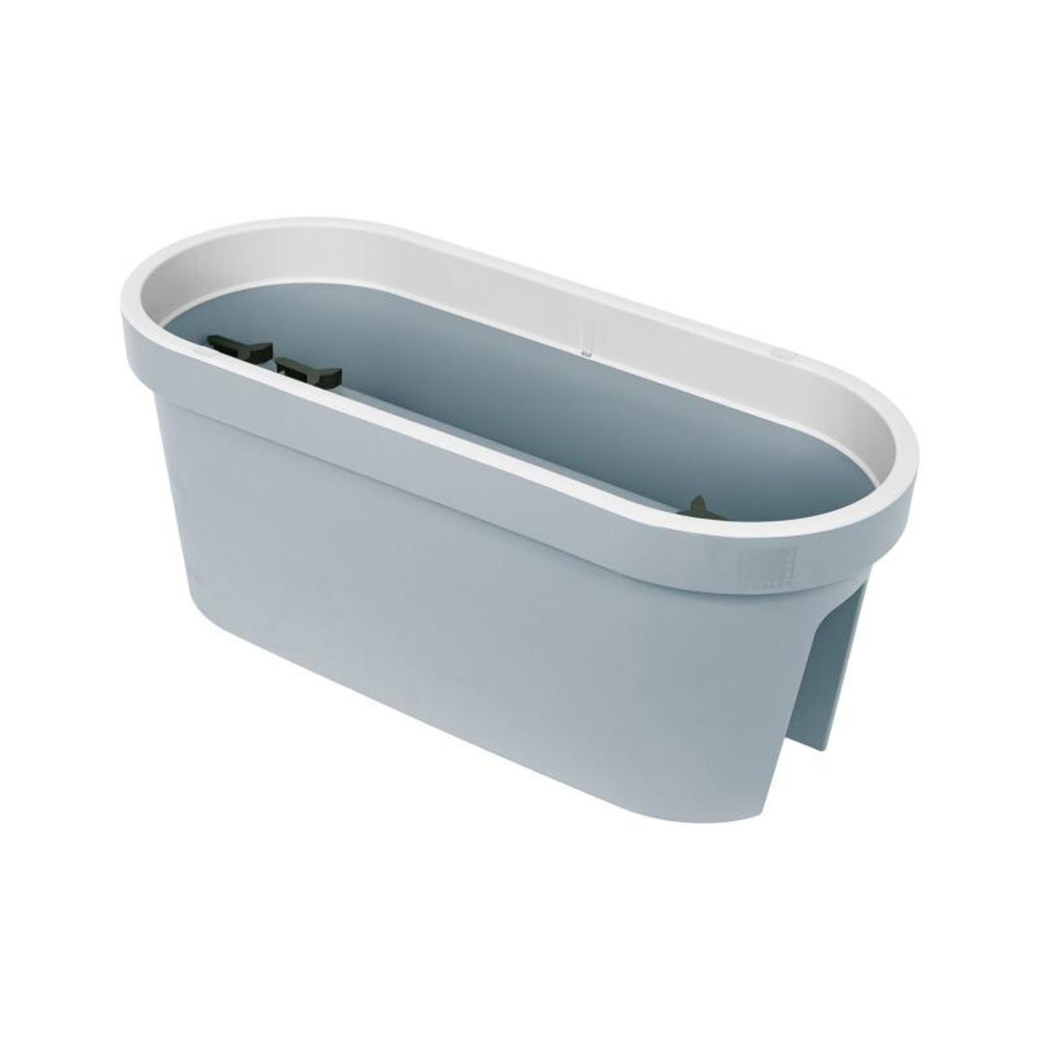 Jelenia Plast Pflanzkübel Pflanztopf Geländer 60cm günstig online kaufen