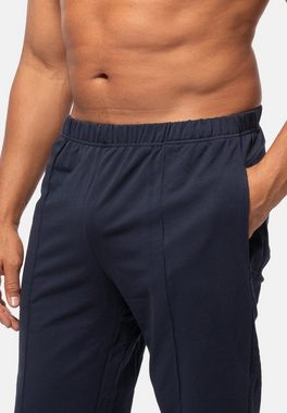 Hajo Jogginghose Basic (1-tlg) Freizeit / Jogginghose - Baumwolle - Lange Hose mit zwei Hosentaschen