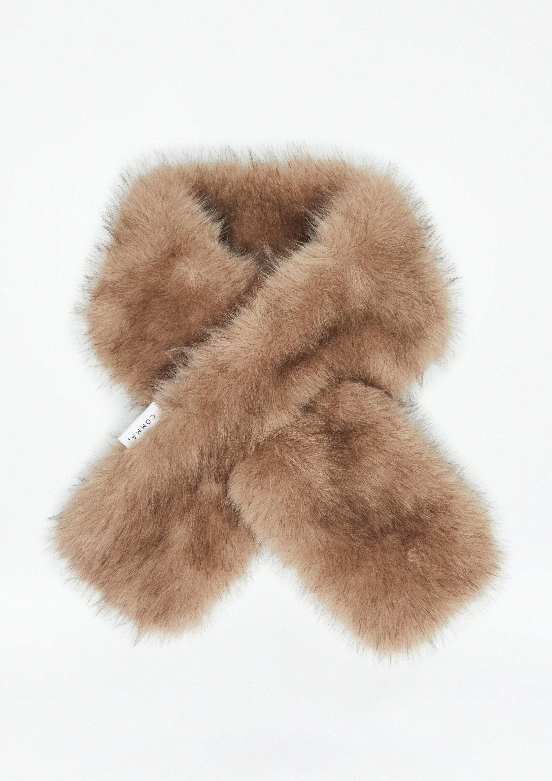 comma Schal Tuch, Fake-Fur-Schal