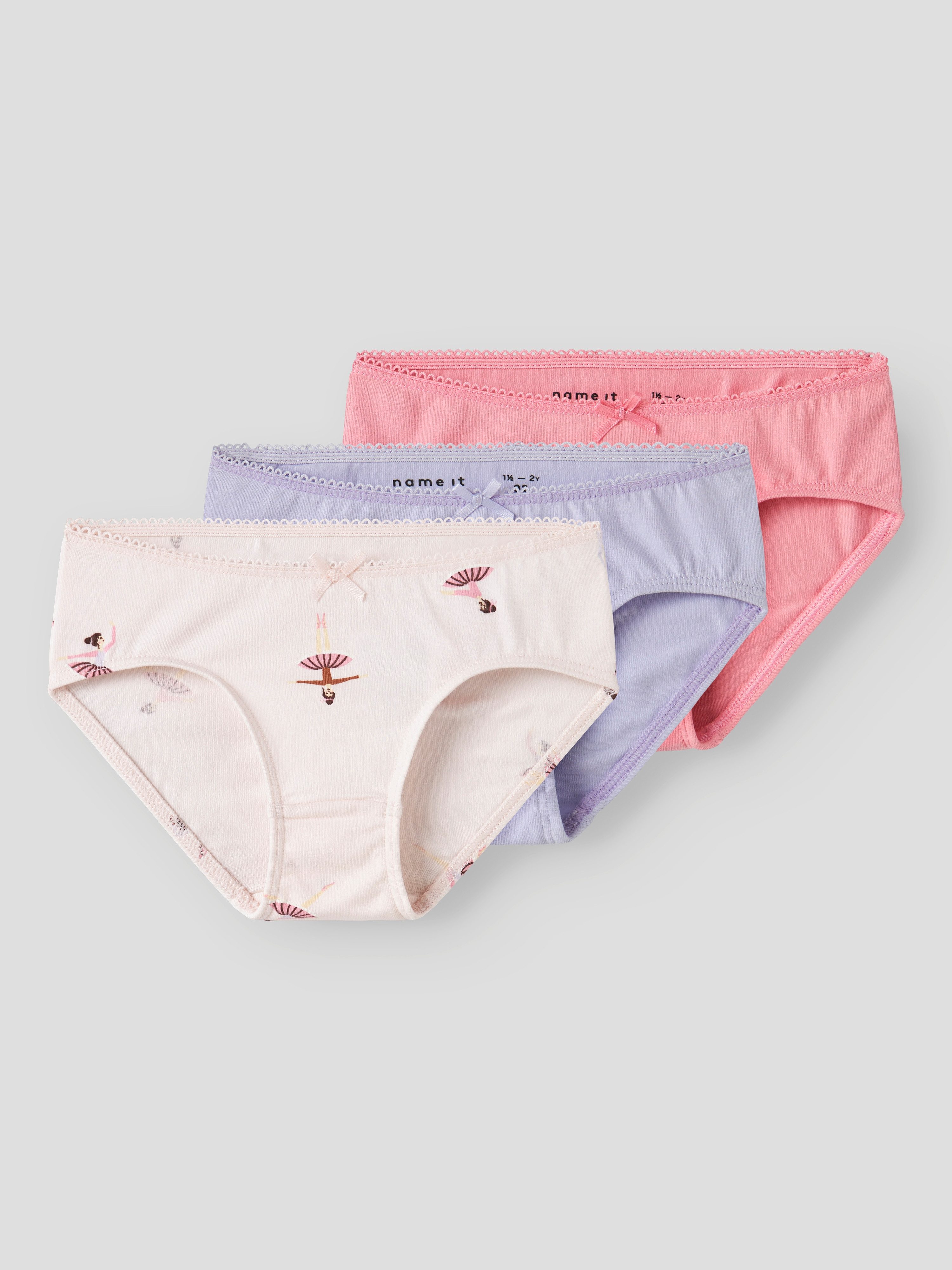 Name It Panty NMFBRIEFS 3P BALLARINA NOOS (3-St)