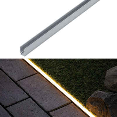 Paulmann LED-Stripe-Profil Plug & Shine Neon LED Stripe Aluminiumprofil 1m, 1-flammig, LED Streifen Profilelemente