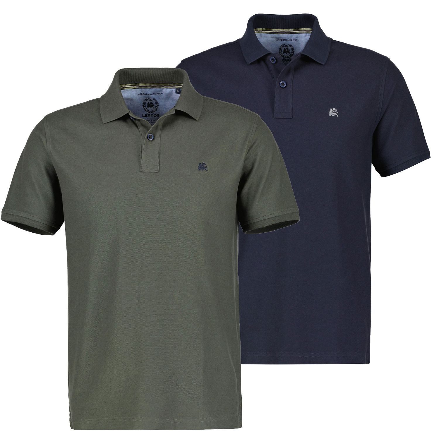 LERROS Poloshirt Basic in *Cool & Dry* Piquéqualität - 2er SPARPACK günstig online kaufen