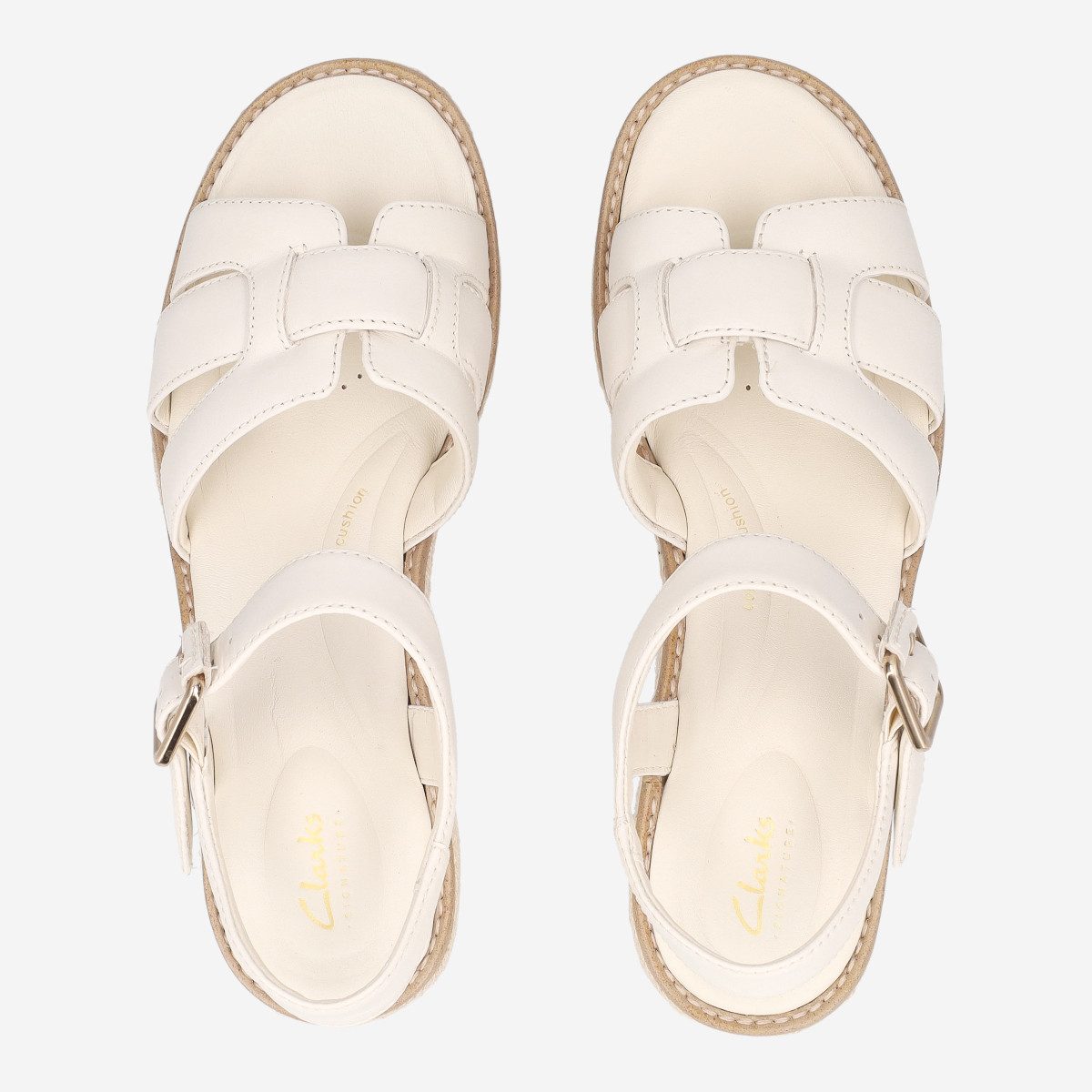 Clarks Clarks Coledale Strap 26181249 4, Sandaletten, Beige, Damen Sandalette