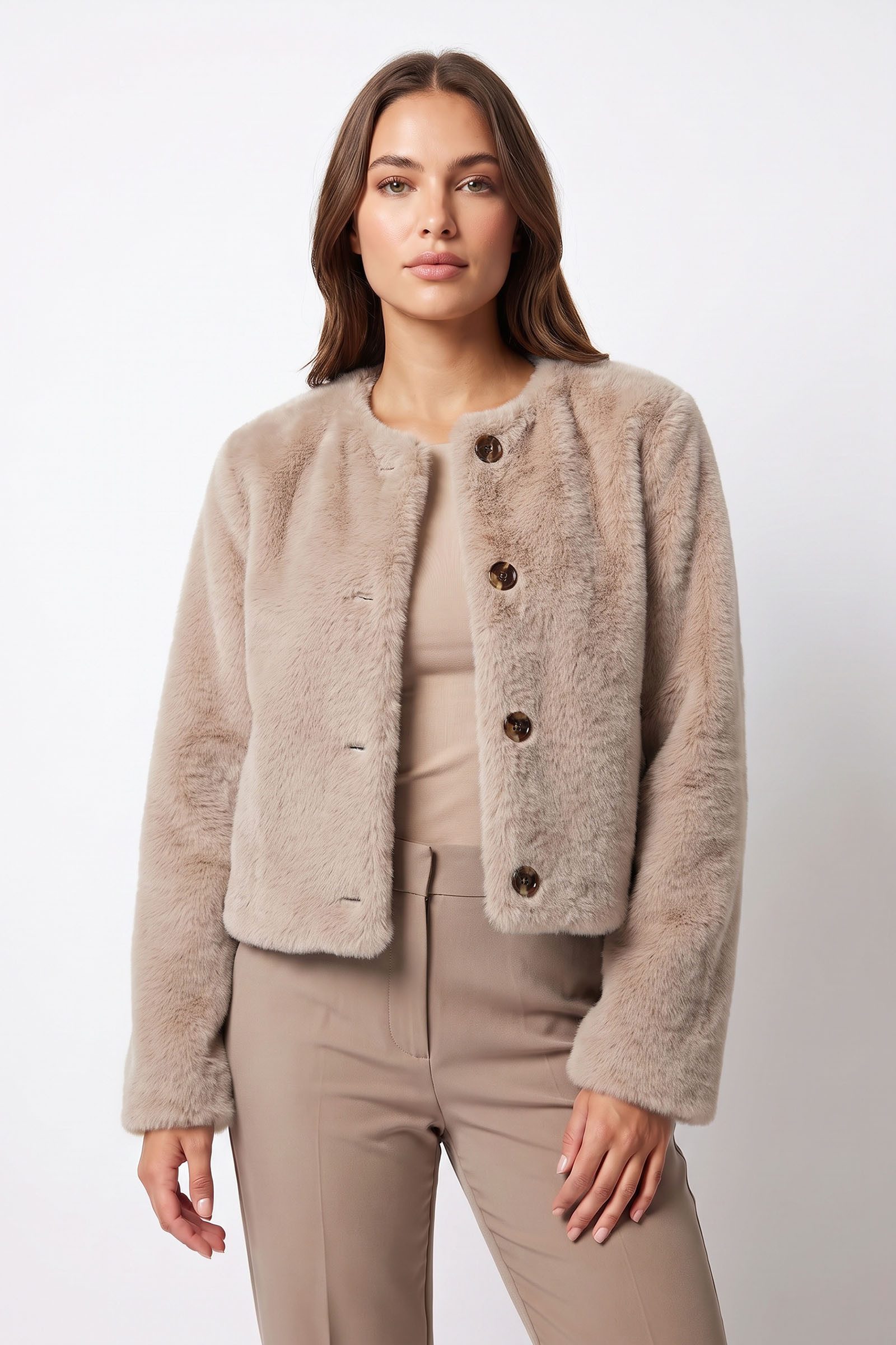 Zhrill Fellimitatjacke ZHBELARA