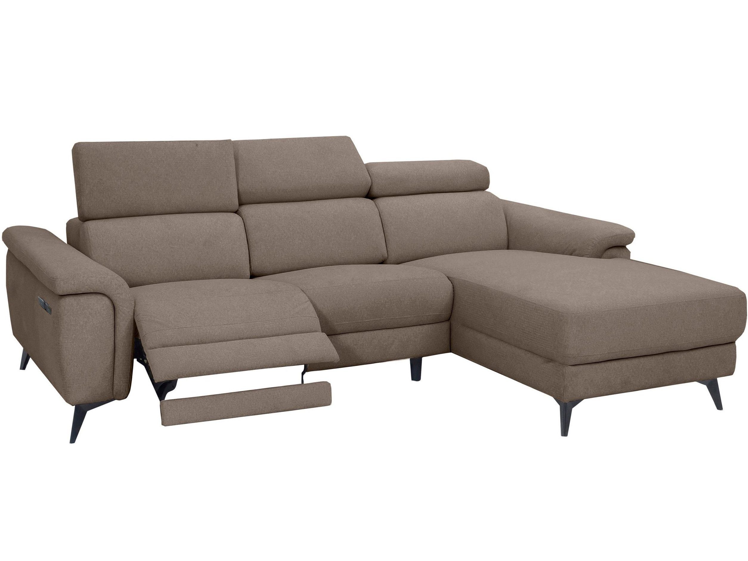 Braun loft24 Mary, mit Ecksofa Relaxfunktion