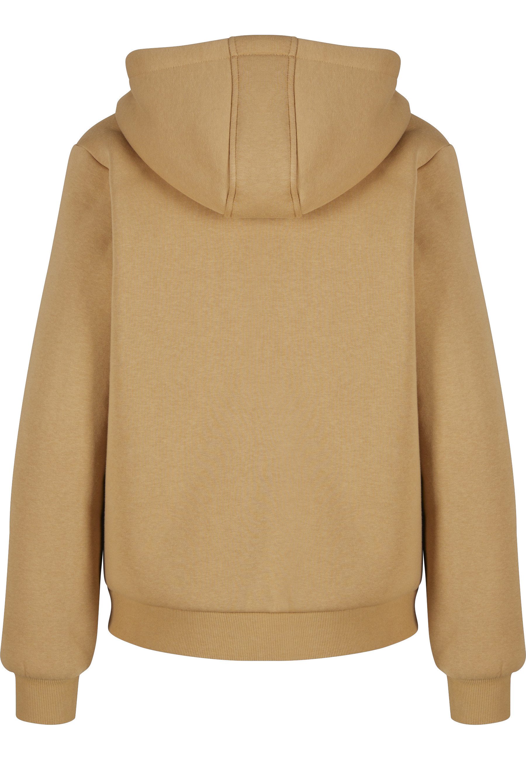 URBAN CLASSICS Sweatjacke Urban Classics Ladies Bonded Sherpa Zip Hoody günstig online kaufen