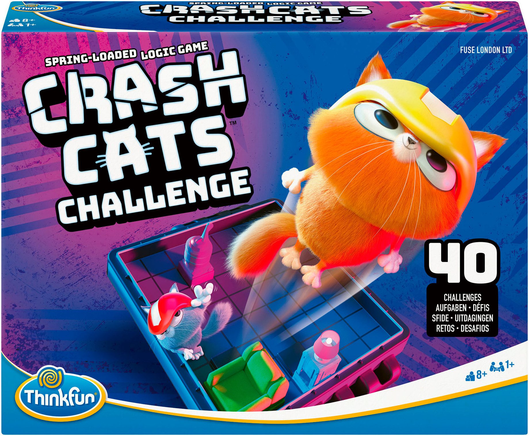 Thinkfun® Spiel Crash Cats Challenge, Denkspiel