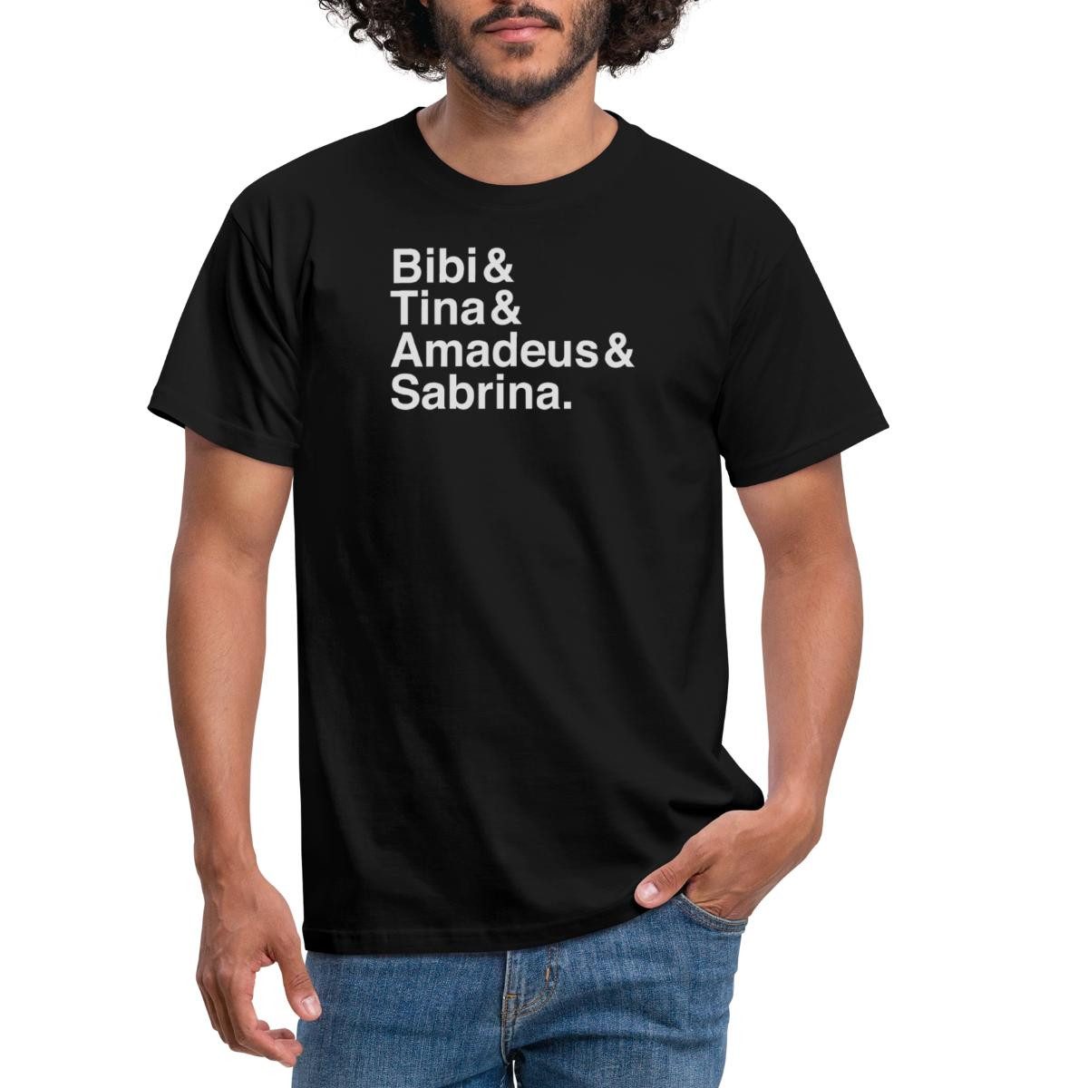 Spreadshirt T-Shirt Bibi & Tina Abenteuer und Freundschaft Männer T-Shirt (1-tlg)