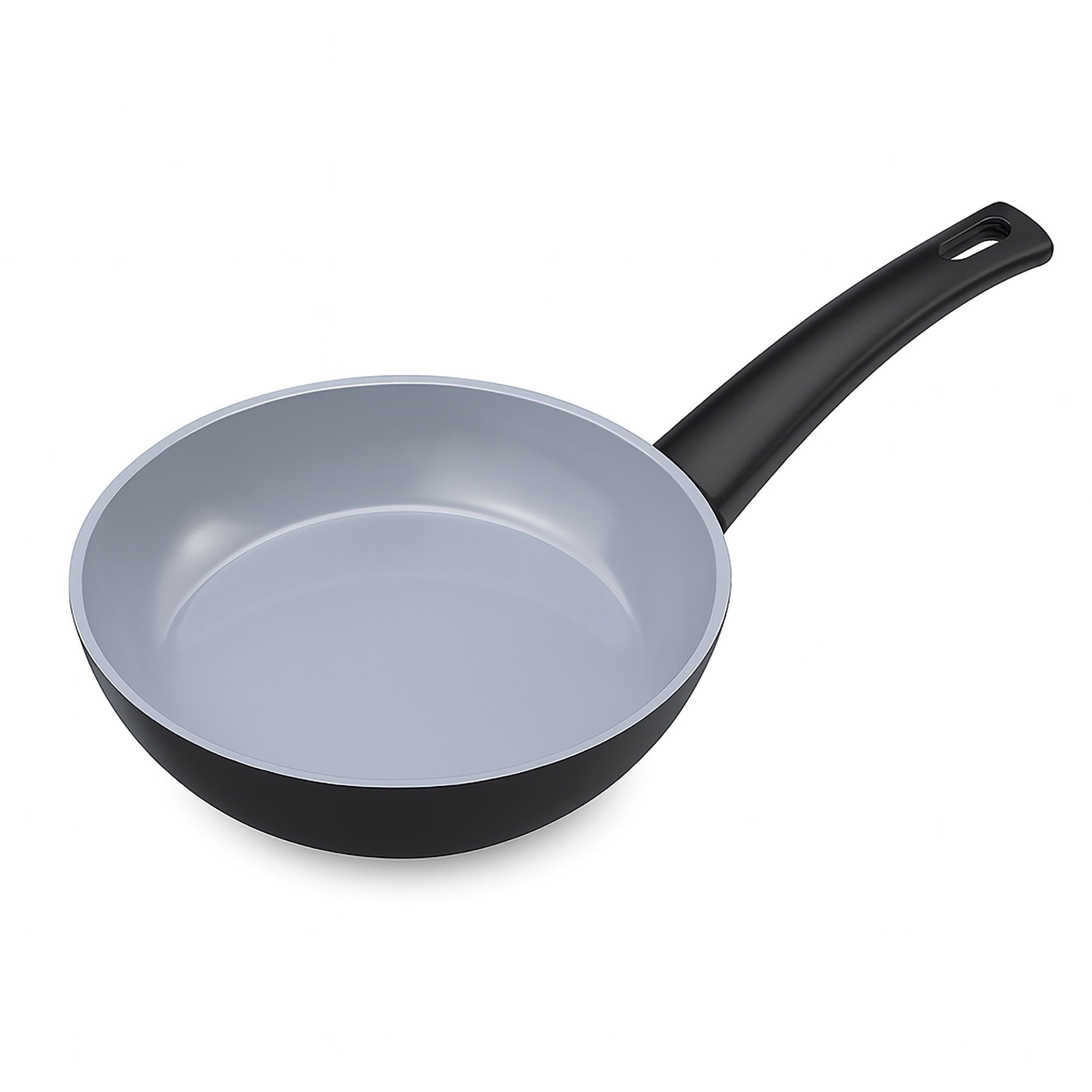 STONELINE Bratpfanne Personalisierbare Keramikpfanne mit Gravur 24cm, induktionsgeeignet, Aluminium (1-tlg)