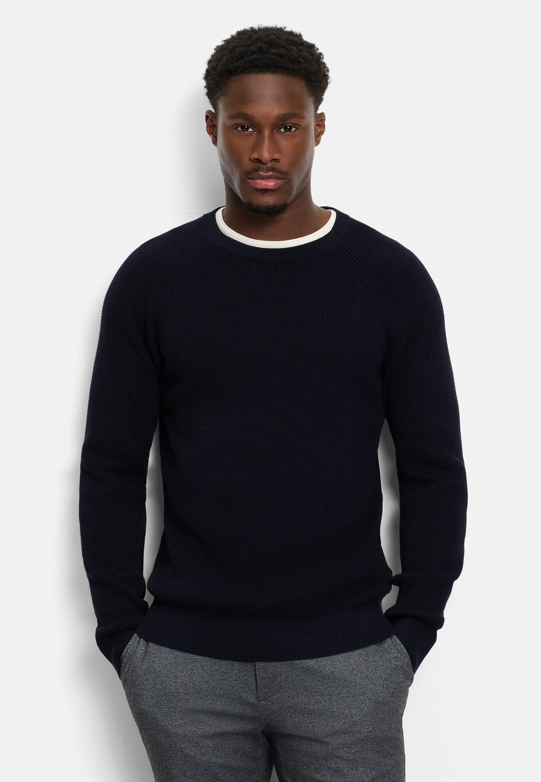 OLYMP Strickpullover OLYMP Casual Strick, Regular Fit