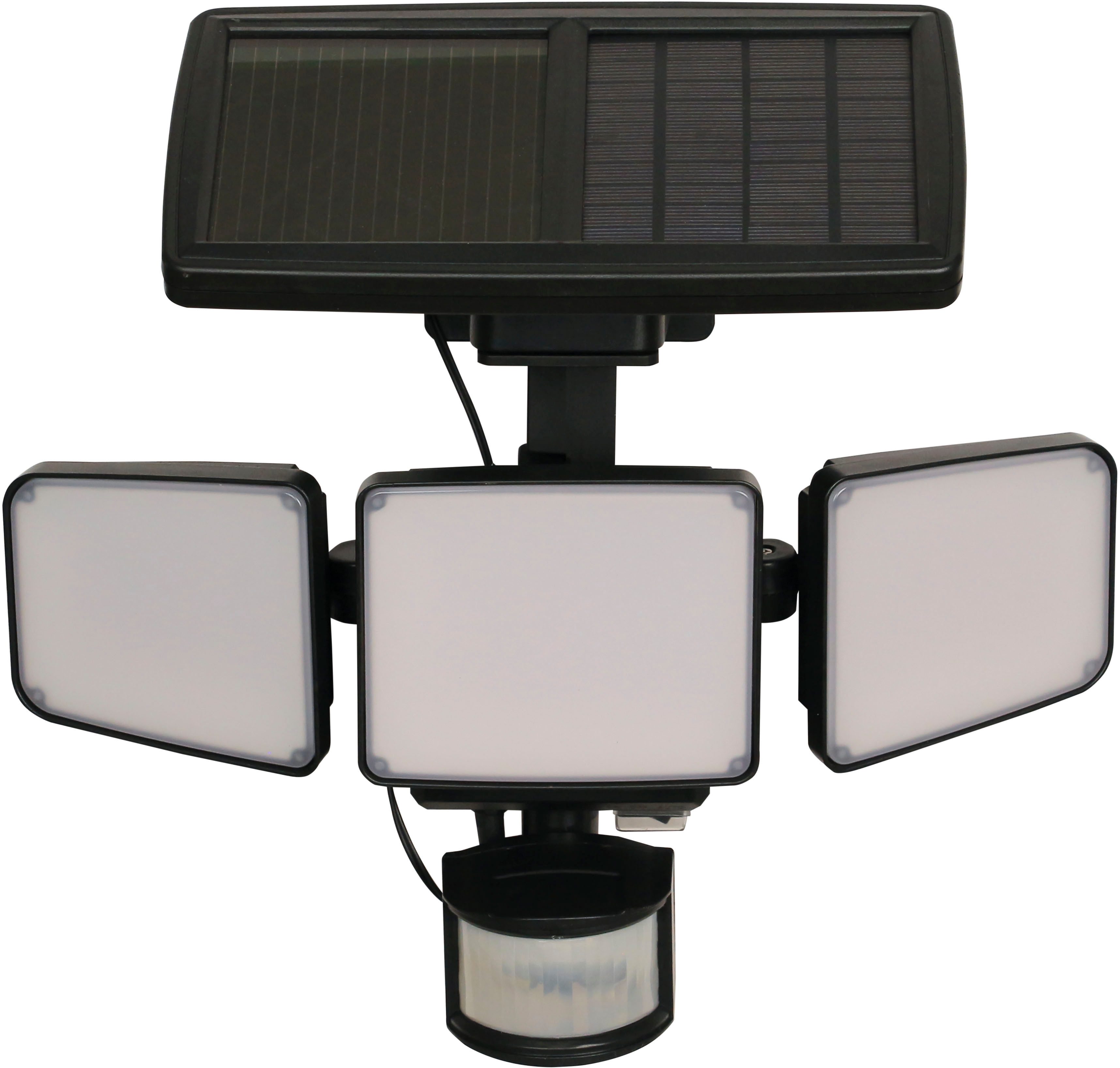 Luxform Außen-Wandleuchte Solar-Sicherheits-Wandleuchte - La Rioja - LED, LED fest integriert, Erkennungsmodus (1000LM)