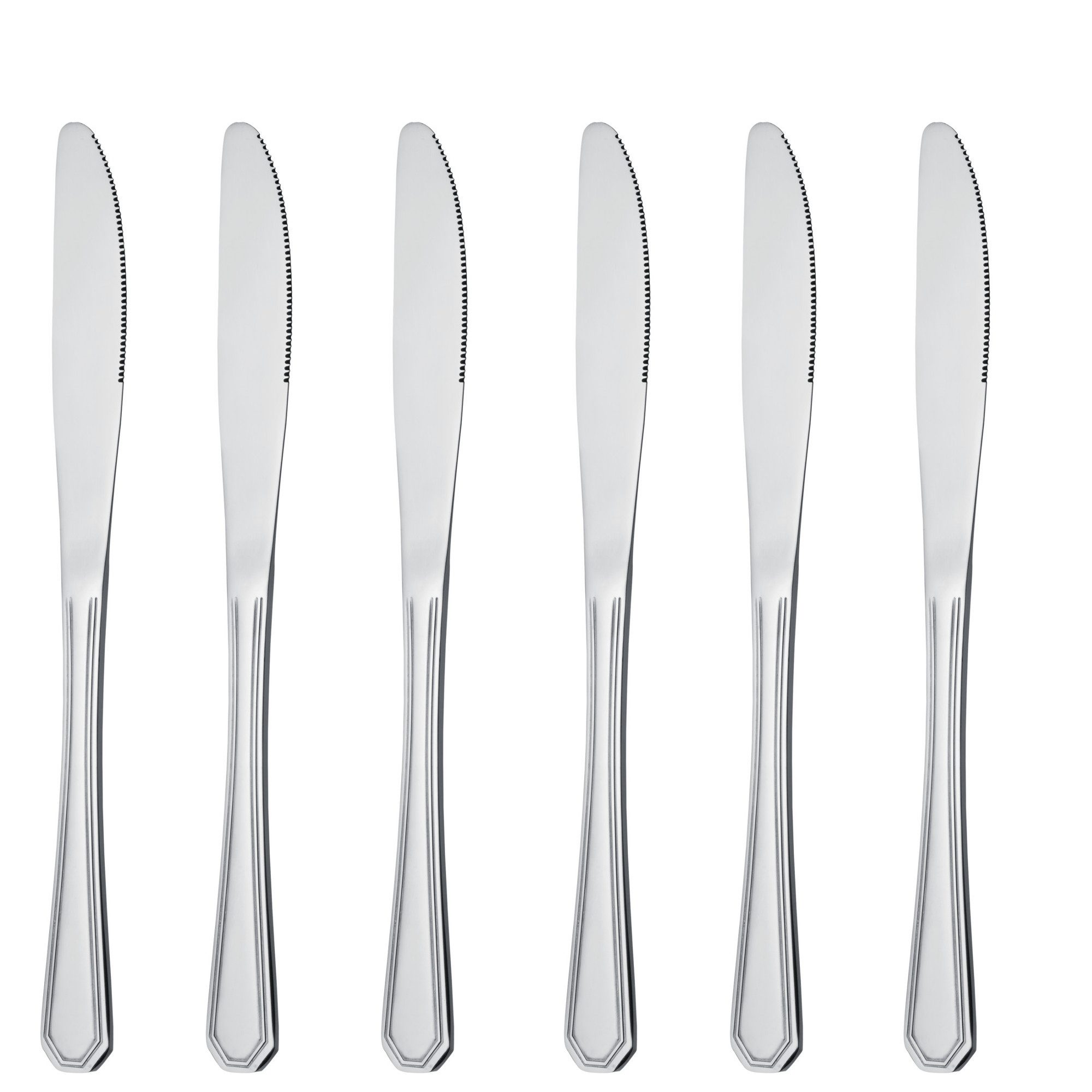 GRÄWE Tafelmesser GRÄWE Tafelmesser 6 Stück, Edelstahl, Serie Berlin