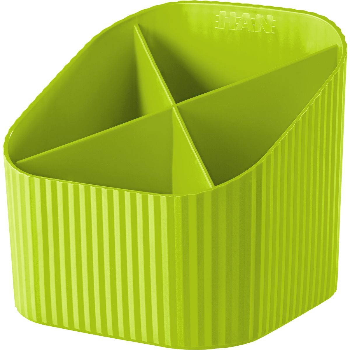 HAN Organizer HAN Stifteköcher Re-X-LOOP 4 Fächer lemon