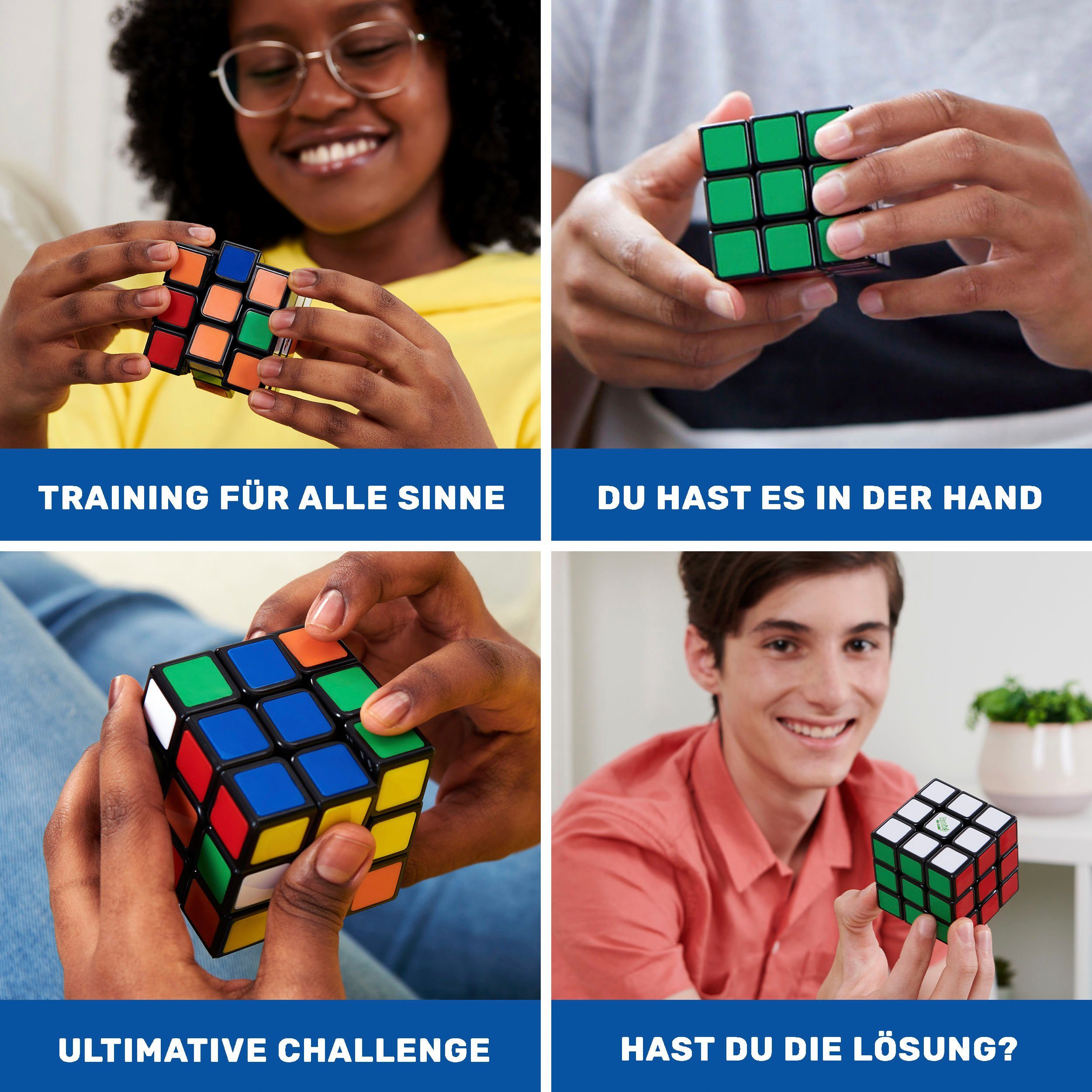 Spin Master Spiel Rubik's - 3x3 Cube, Logikspiel-Würfel