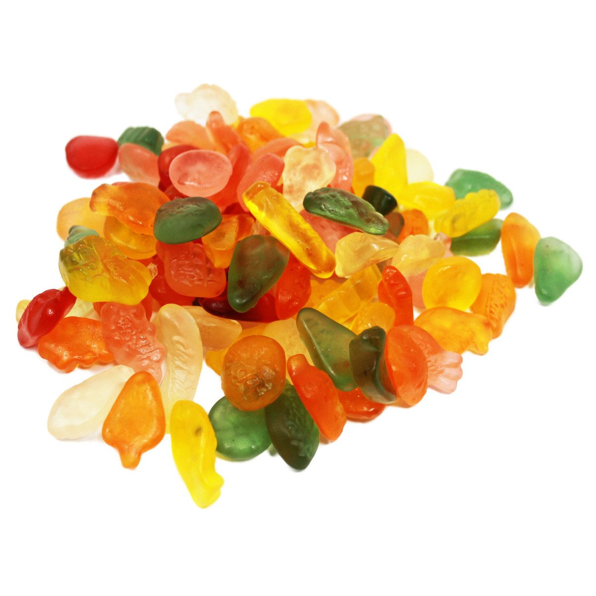Fruchtgummi Bären & Co. Süßigkeit, Süße Minifrüchte Zuckerfrei Fruchtgummi Mix ohne Zucker 300g