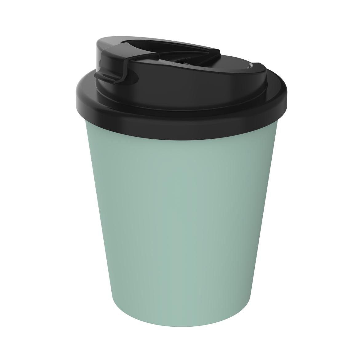 elasto Thermobecher Doppelwandig isolierter Kaffeebecher 250 ml to go, Made in Germany, Auslaufsicher, Doppelwandig, 100% recyclebar von elasto
