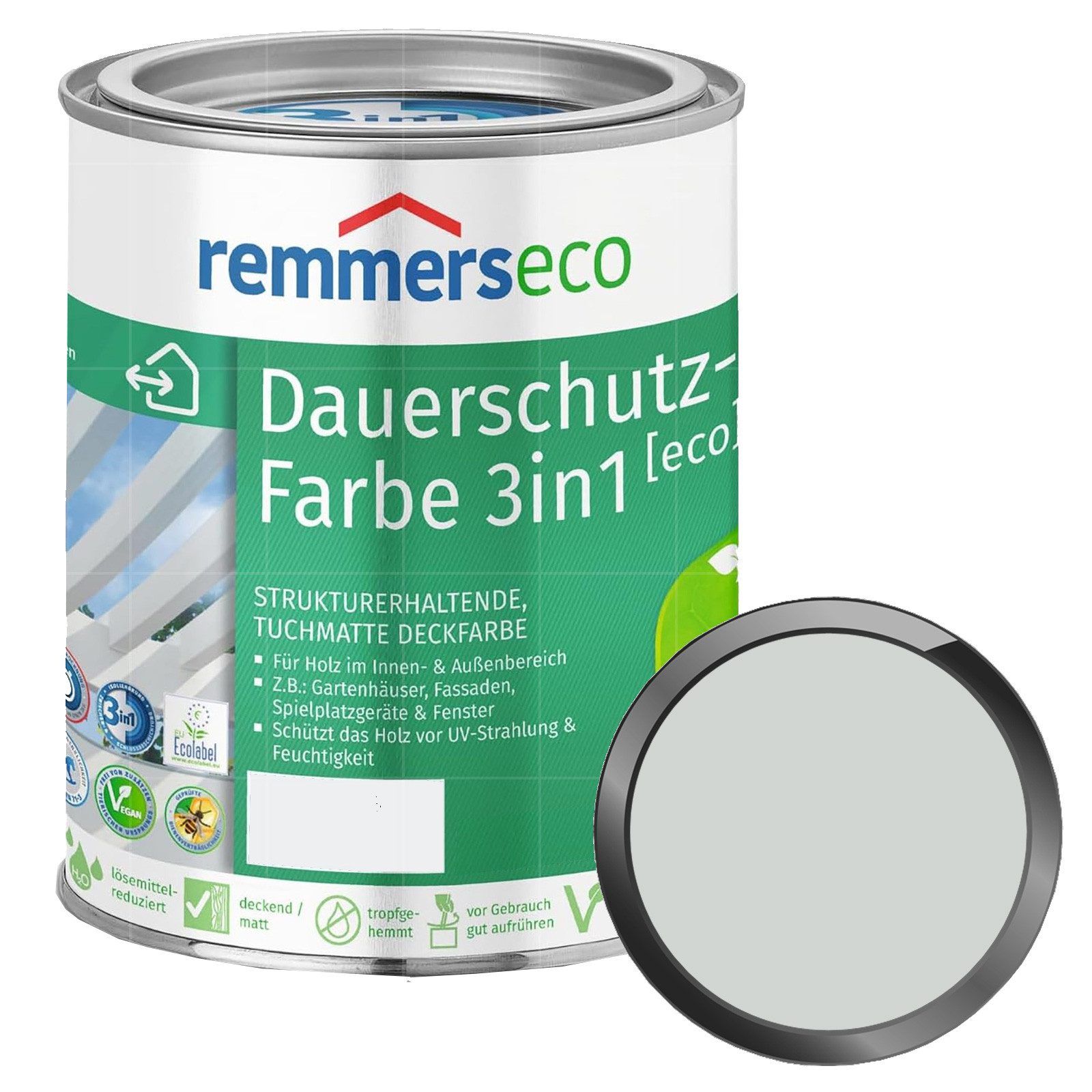 Remmers Wetterschutzfarbe ECO Dauerschutz-Farbe 3in1 - 2,5 LTR