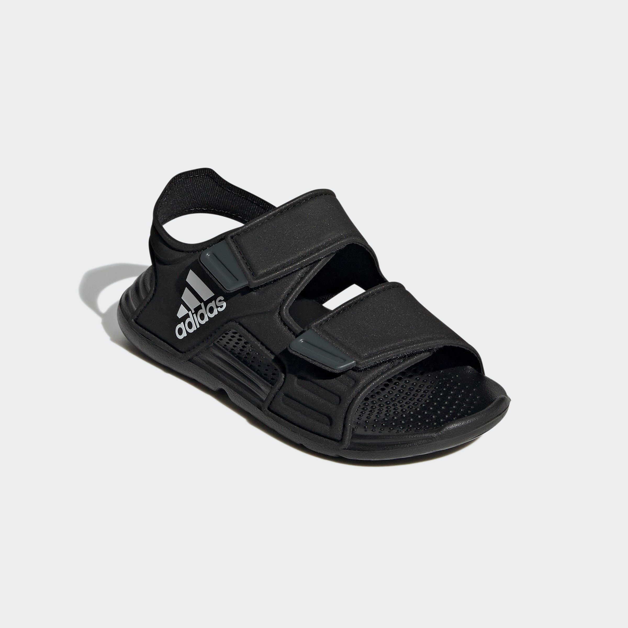 ALTASWIM Six SANDALE mit Black Badesandale adidas Klettverschluss / Cloud Sportswear Core / Grey White