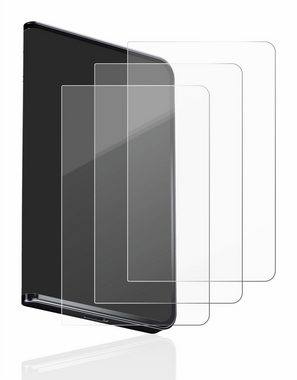 BROTECT flexible Panzerglasfolie für Ledger Stax crypto wallet, Displayschutzglas, 3 Stück, Schutzglas Glasfolie klar