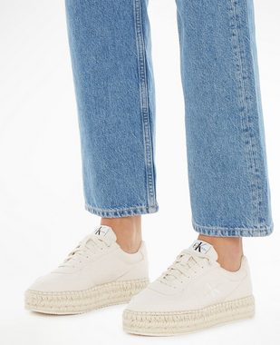 Calvin Klein Jeans ESPADRILLE SNEAKER CS BTW Schnürschuh mit Plateausohle, Freizeitschuh, Halbschuh, Schnürschuh
