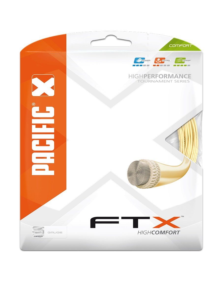 Pacific Tennissaite FTX (Touch+Power) natur 12m Set, Saitendicke: 1.28