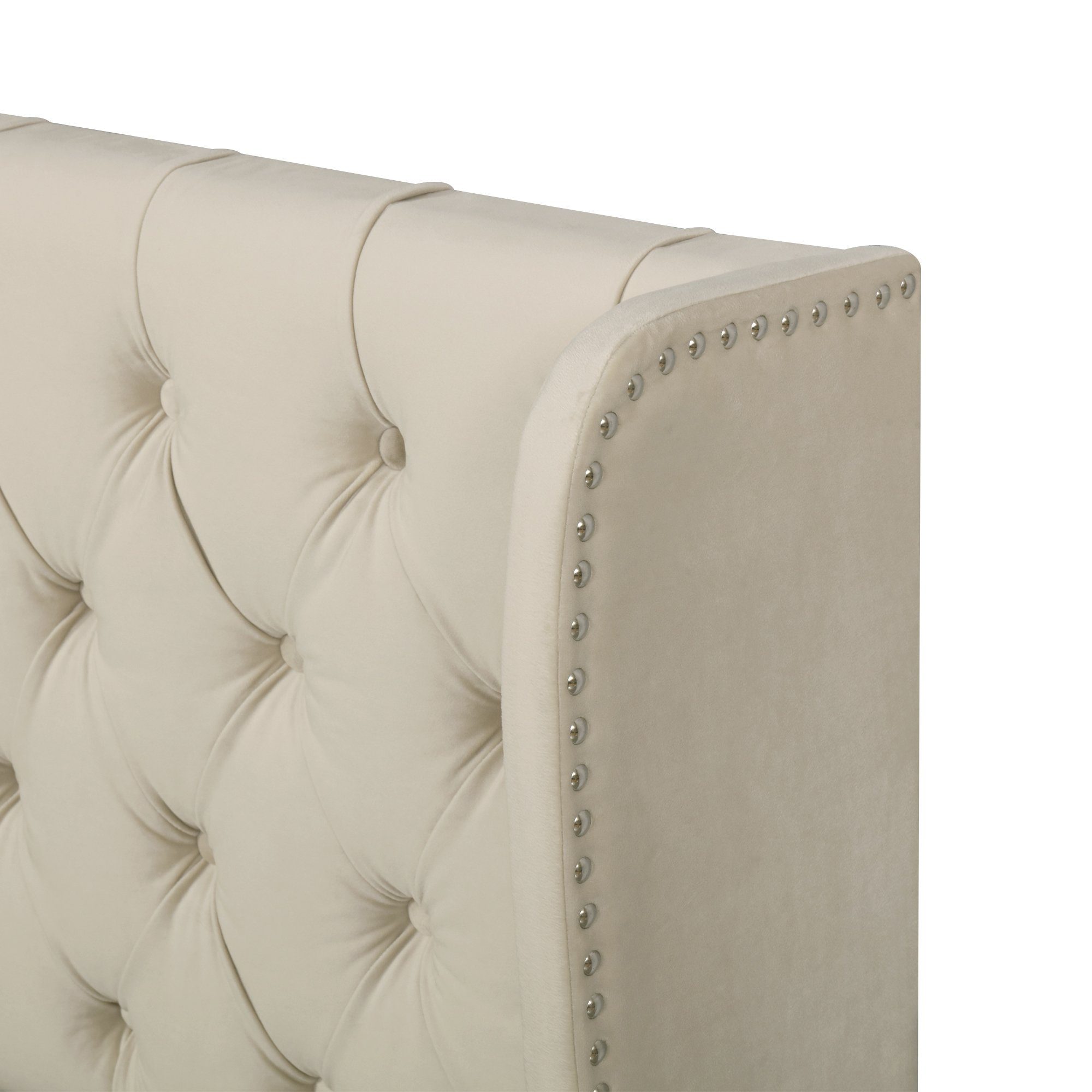 Boxspringbett (Doppelbett Funktionsbett mit Bettkasten und Lattenrost), Polsterbett 180x200 cm Hydraulisches Bett, Samt, Gepolstertes Kopfteil