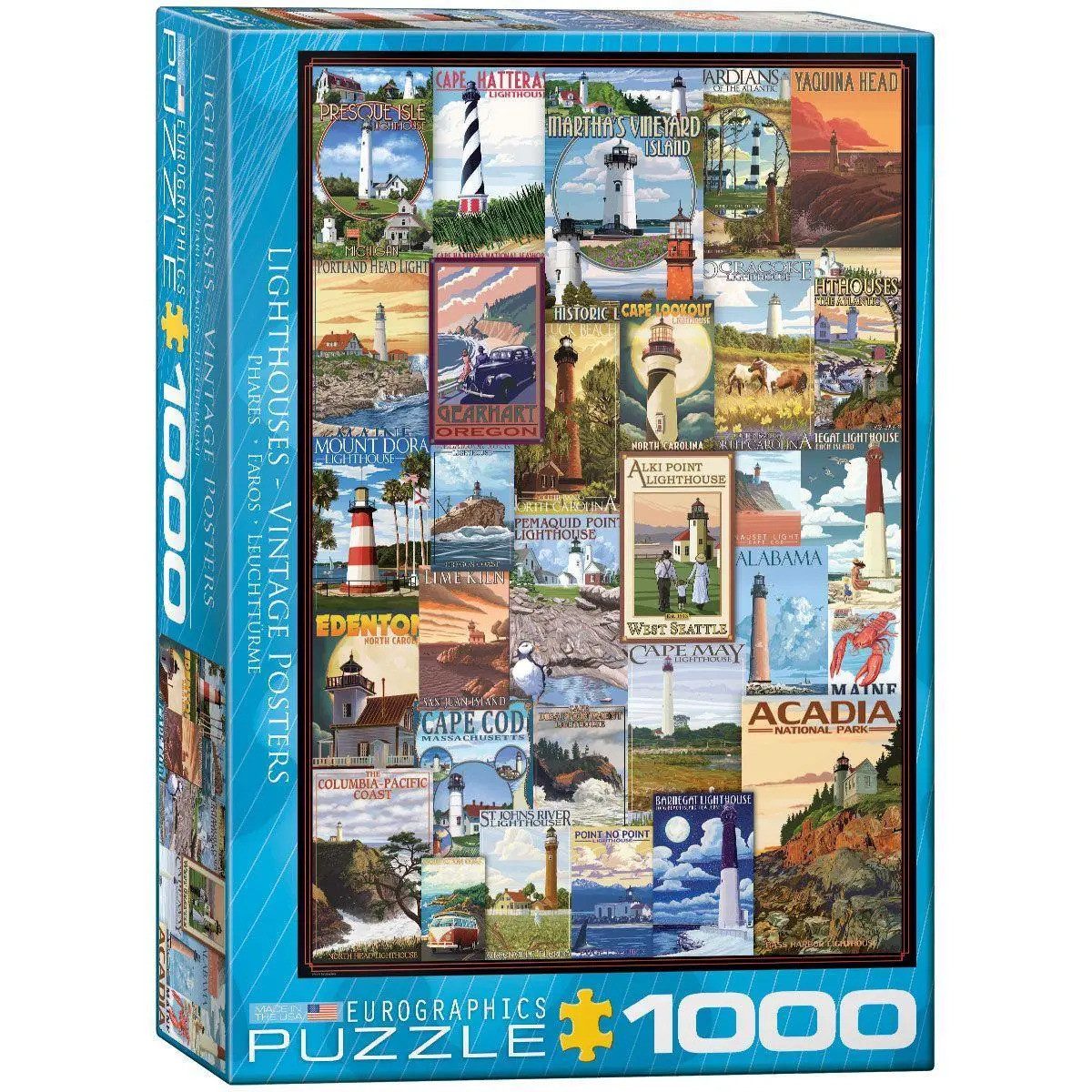 EUROGRAPHICS Puzzle Leuchttürme 1000 Teile, 1000 günstig online kaufen