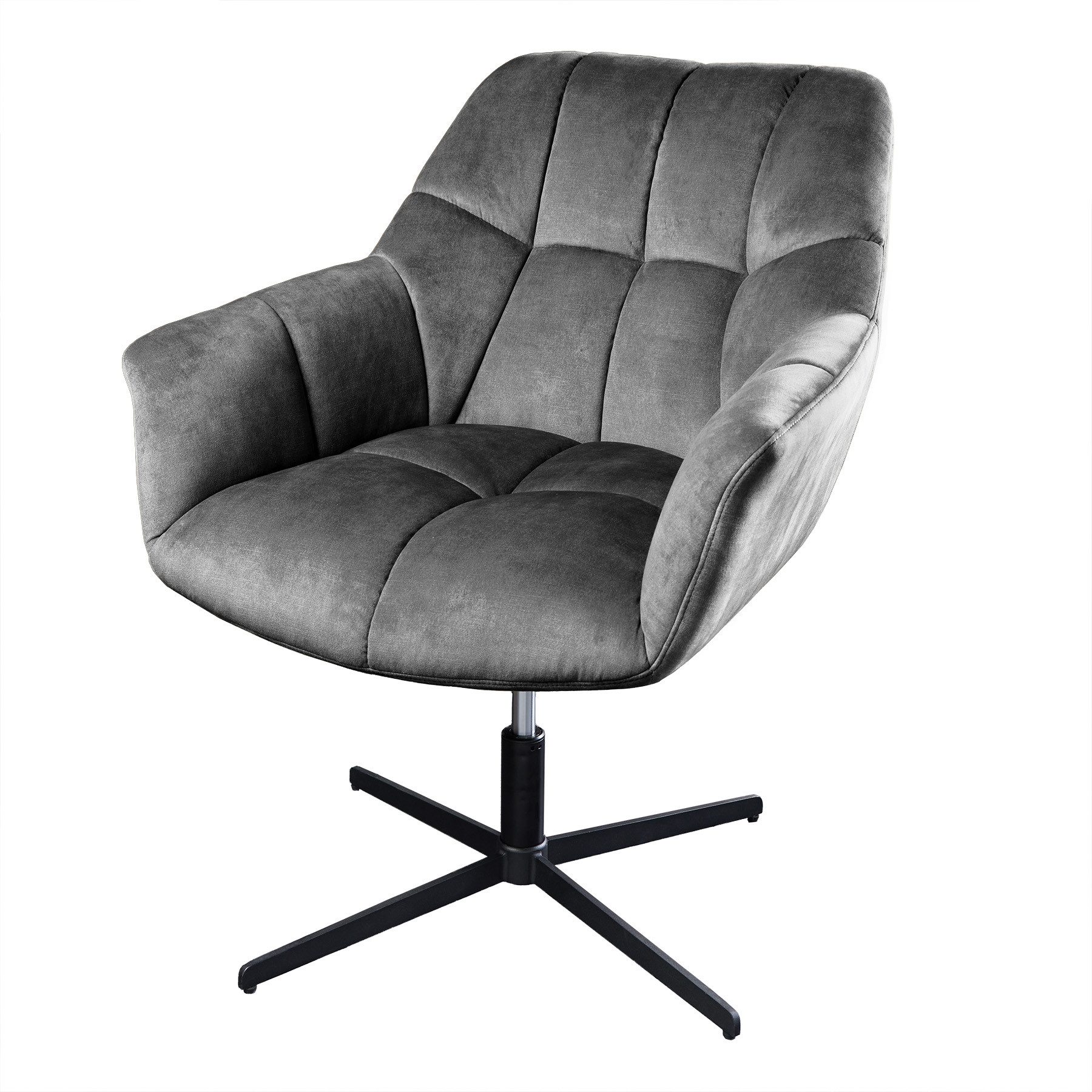 riess-ambiente Loungesessel PAPILLON grau / schwarz günstig online kaufen