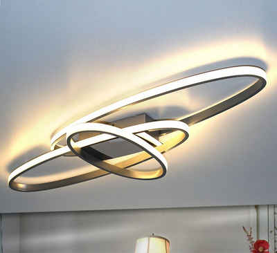 Lewima LED Deckenleuchte HA938/HA958, LED fest integriert, Warmweiß, Kaltweiß, Tageslichtweiß, Neutralweiß, Warmweiß Kaltweiß einstellbar, Wand Lampe Leuchte
