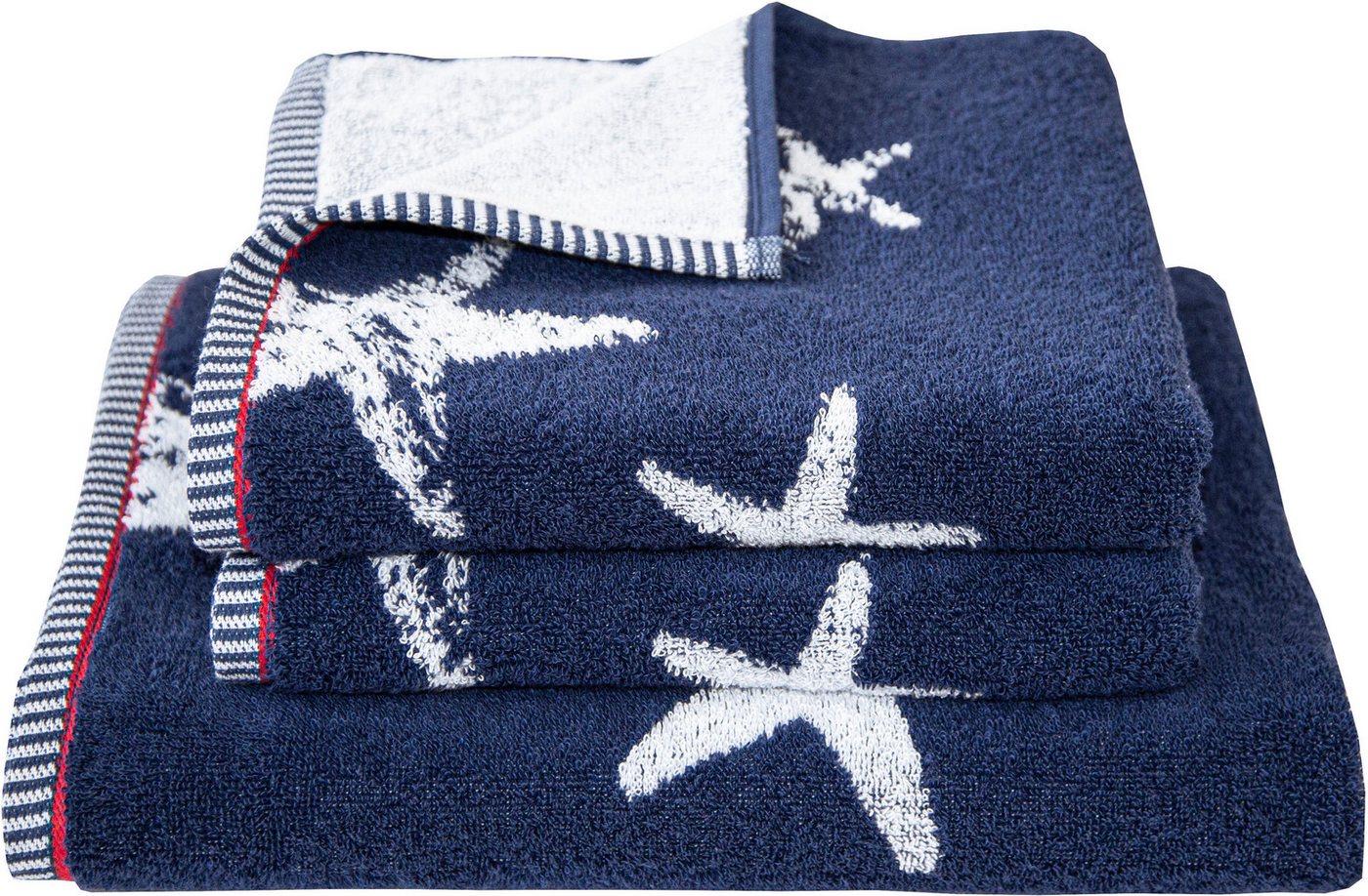 Dyckhoff Duschtuch Maritim, Starfish, Frottier (1-St)