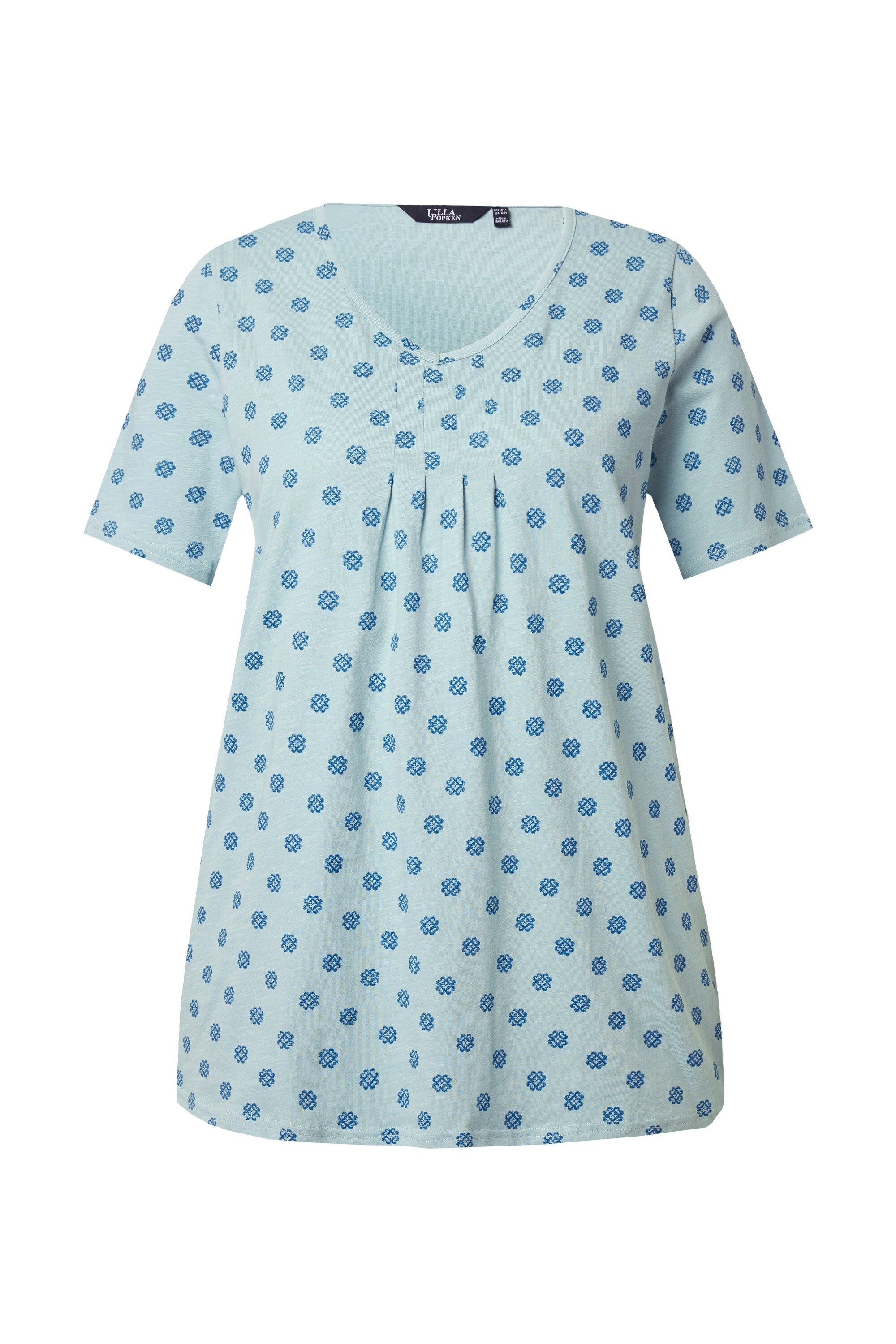 Ulla Popken T-Shirt T-Shirt Biesen A-Linie günstig online kaufen