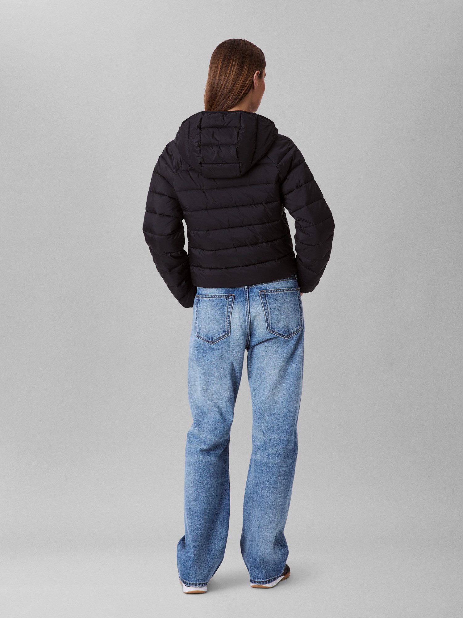 Calvin Klein Jeans Steppjacke LGHTWGHT QLTD JCKT P Mit Rundhalsausschnitt