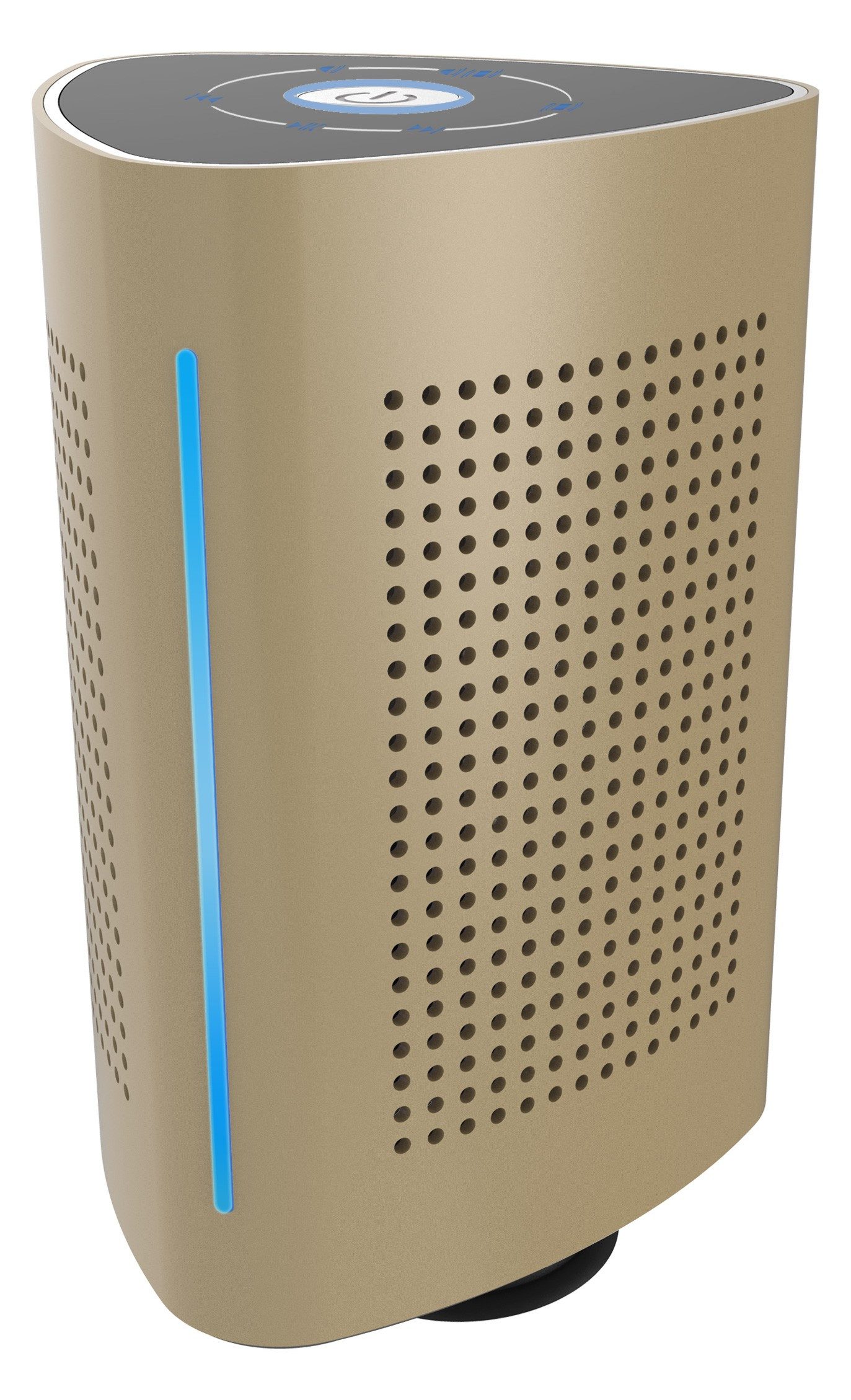 RICOO Bluetooth Vibrationslautsprecher Resonanzlautsprecher BSV-1136-G Bluetooth-Speaker (Bluetooth Speaker Bass tragbarer Subwoofer NFC Resonanz Lautsprecher)