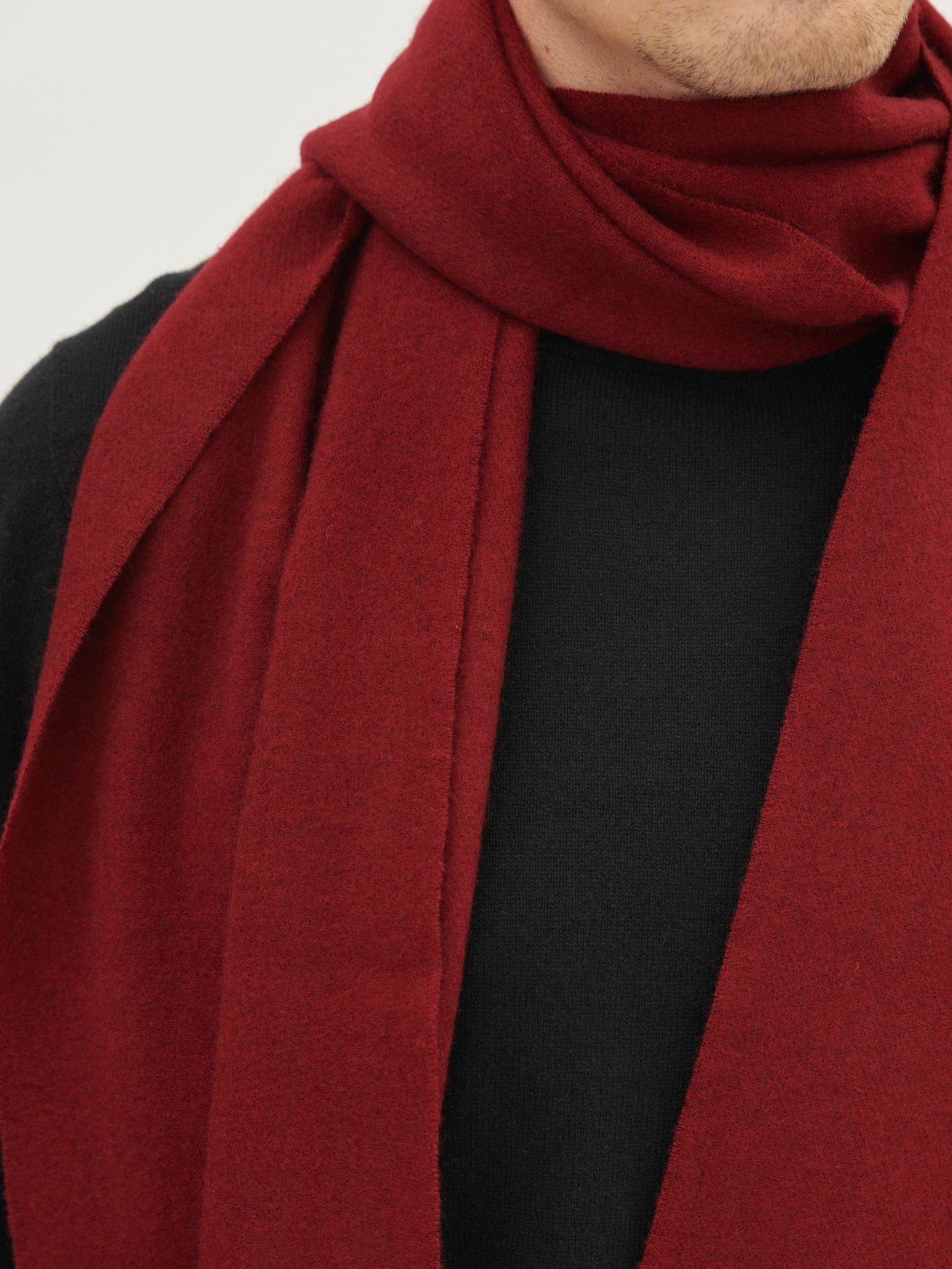 GOBI Cashmere Strickschal Kaschmirschal mit Fransen