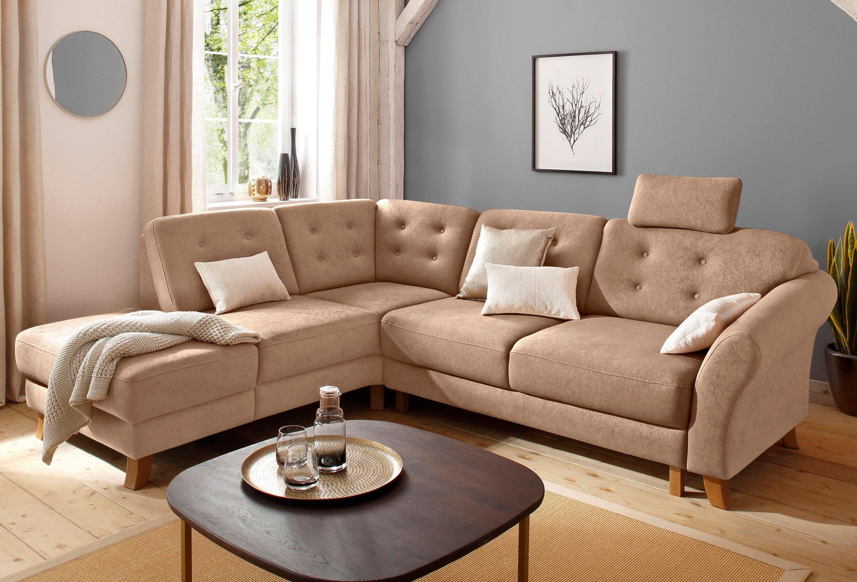 Home affaire Ecksofa "Trondheim L-Form", mit Federkern günstig online kaufen