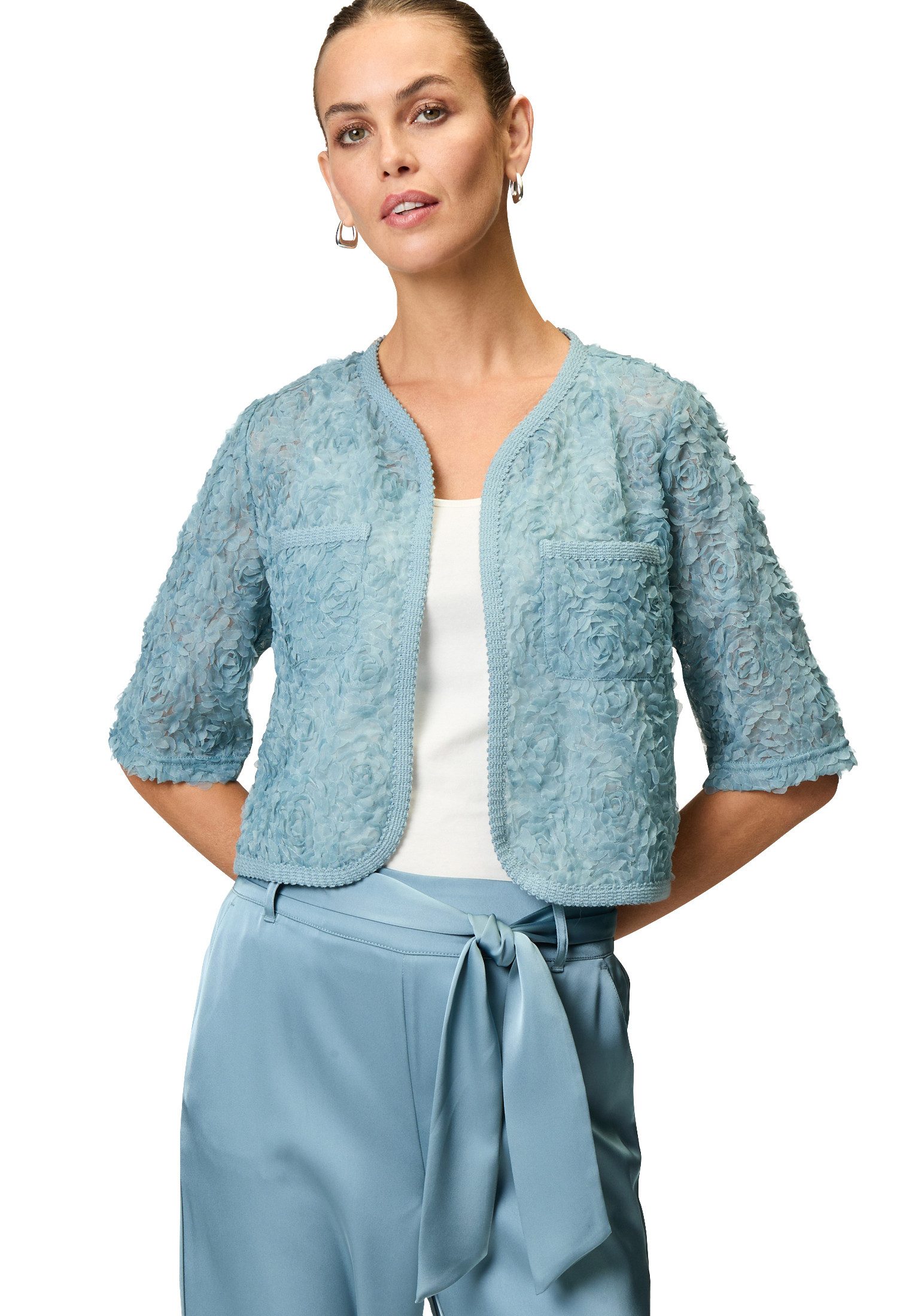 Jackenblazer zero Bolero mit 3D Blumen
