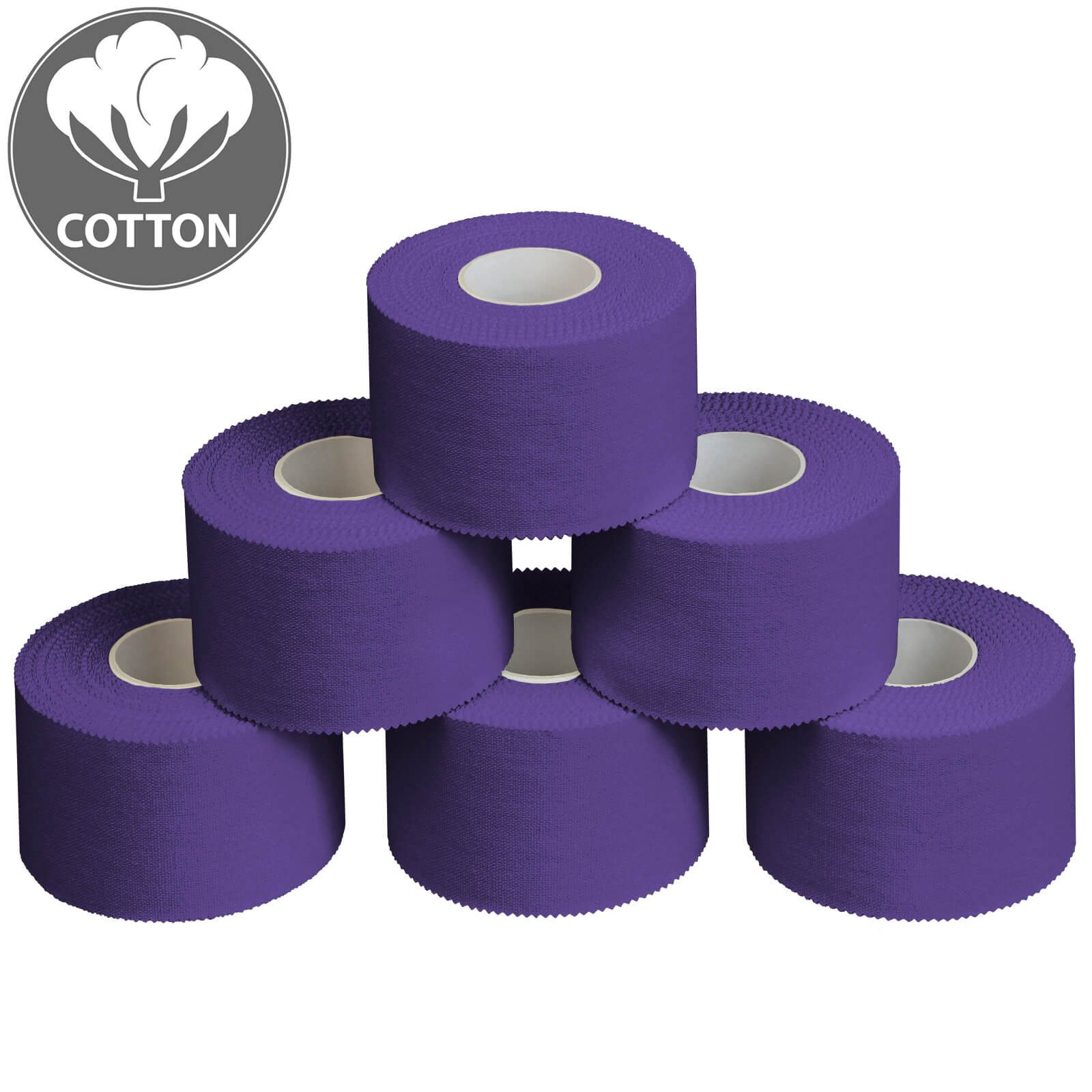 ALPIDEX Bandage 6 x ALPIDEX Sport-Tape 3,8 cm x 10 m in verschiedenen Farben