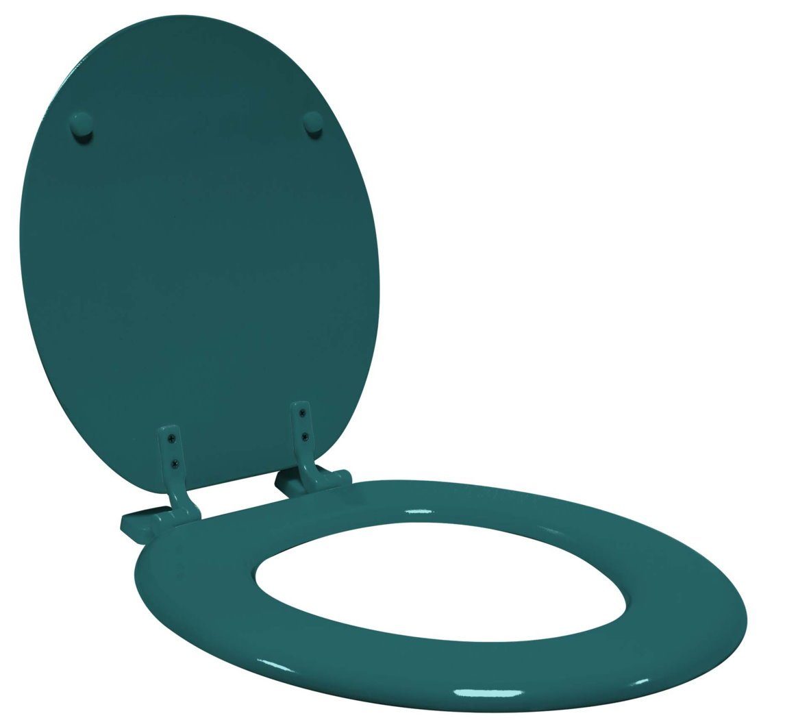 dynamic24 WC-Sitz, petrol Deckel Klodeckel Toilette günstig online kaufen