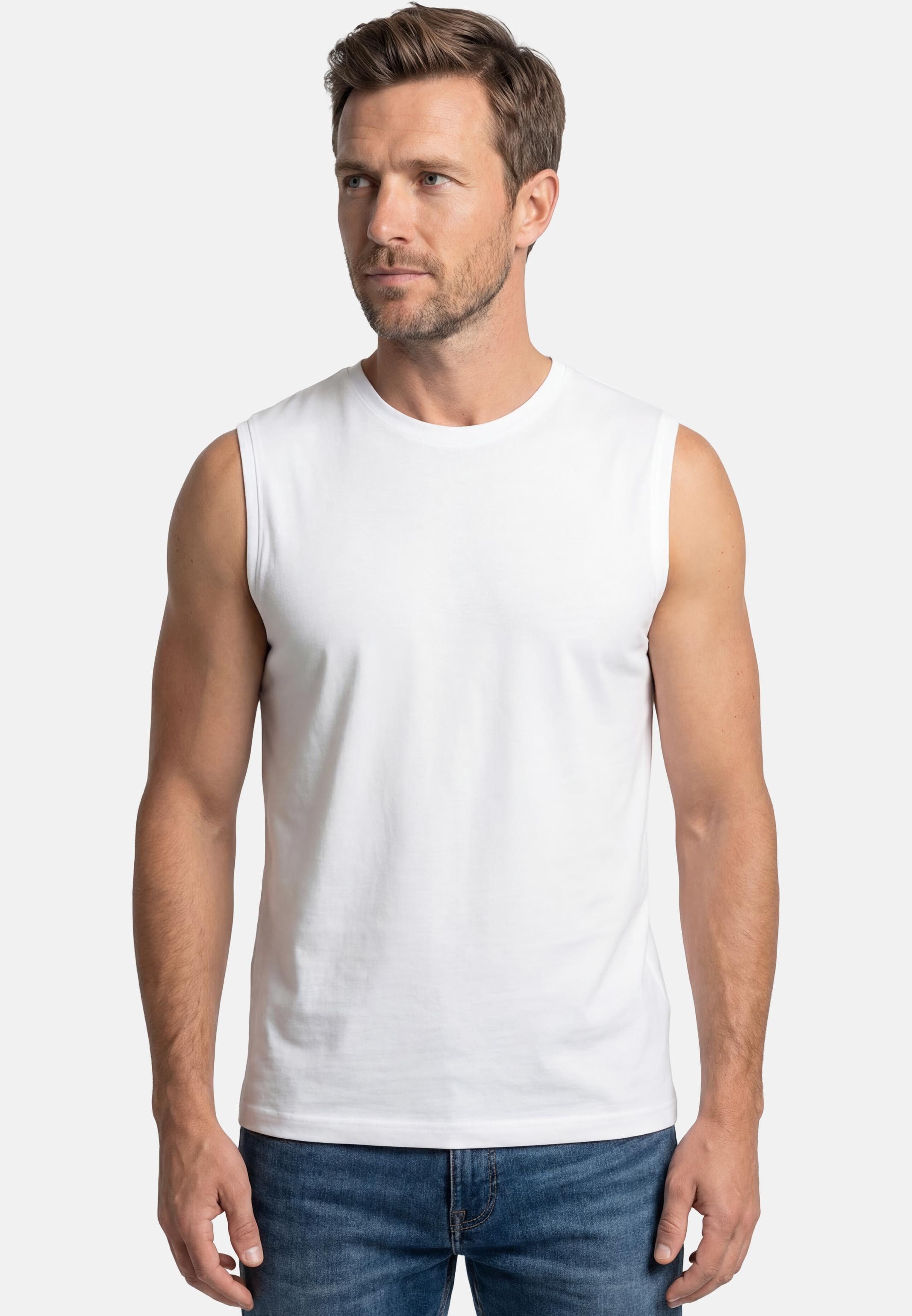 RAGMAN Unterhemd 4er Pack Basic (Spar-Set, 4-St) Unterhemd / Tanktop - Baum günstig online kaufen